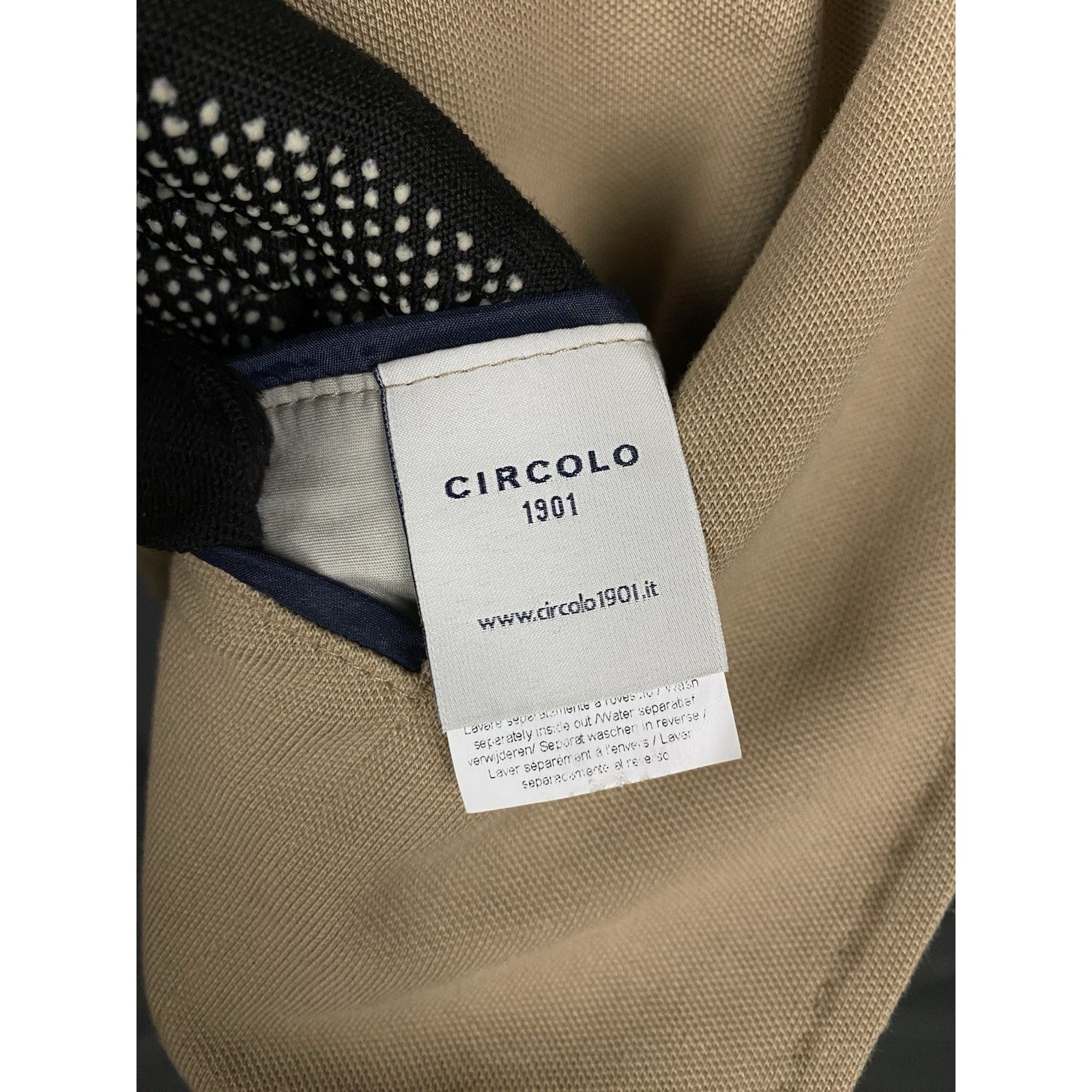 Circolo 1901 MINT! Circolo 1911 Men's Beige Summer Unlined 2-Button Blaze Size 42R - 11 Thumbnail
