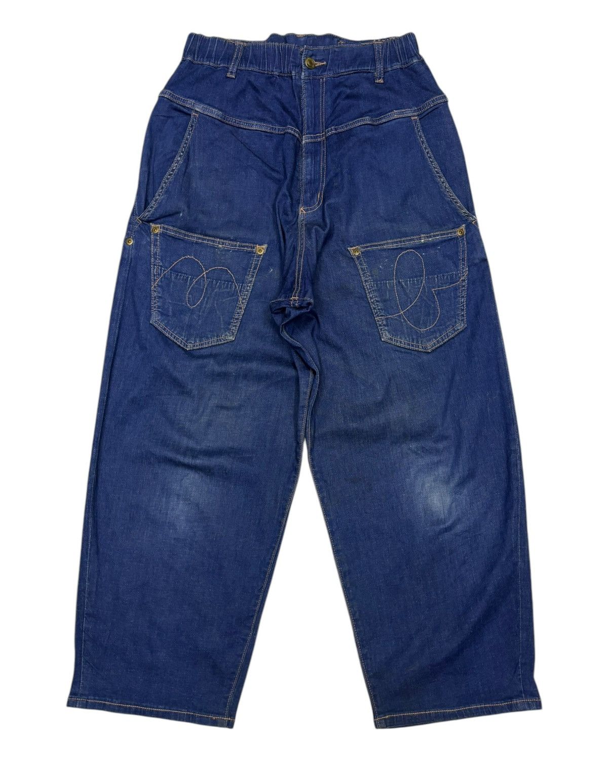 Issey Miyake × mercibeaucoup Vintage ISSEY MIYAKE MERCIBEAUCOUP BAGGY DENIM PANTS Size 28" / US 6 / IT 42 - 5 Thumbnail