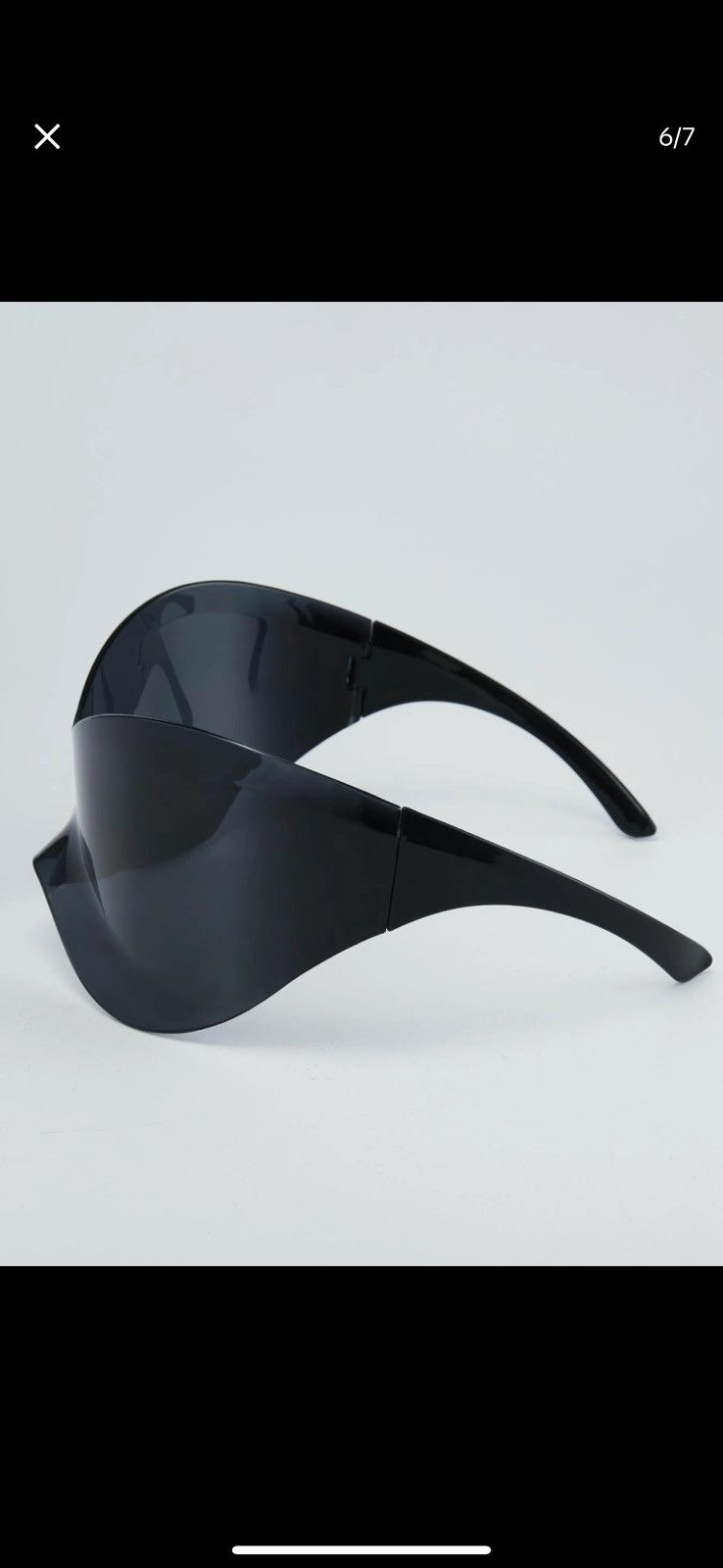 Designer Y2K Twin Sunglasses - Retro- Futuristic Vibes! Size ONE SIZE - 6 Thumbnail