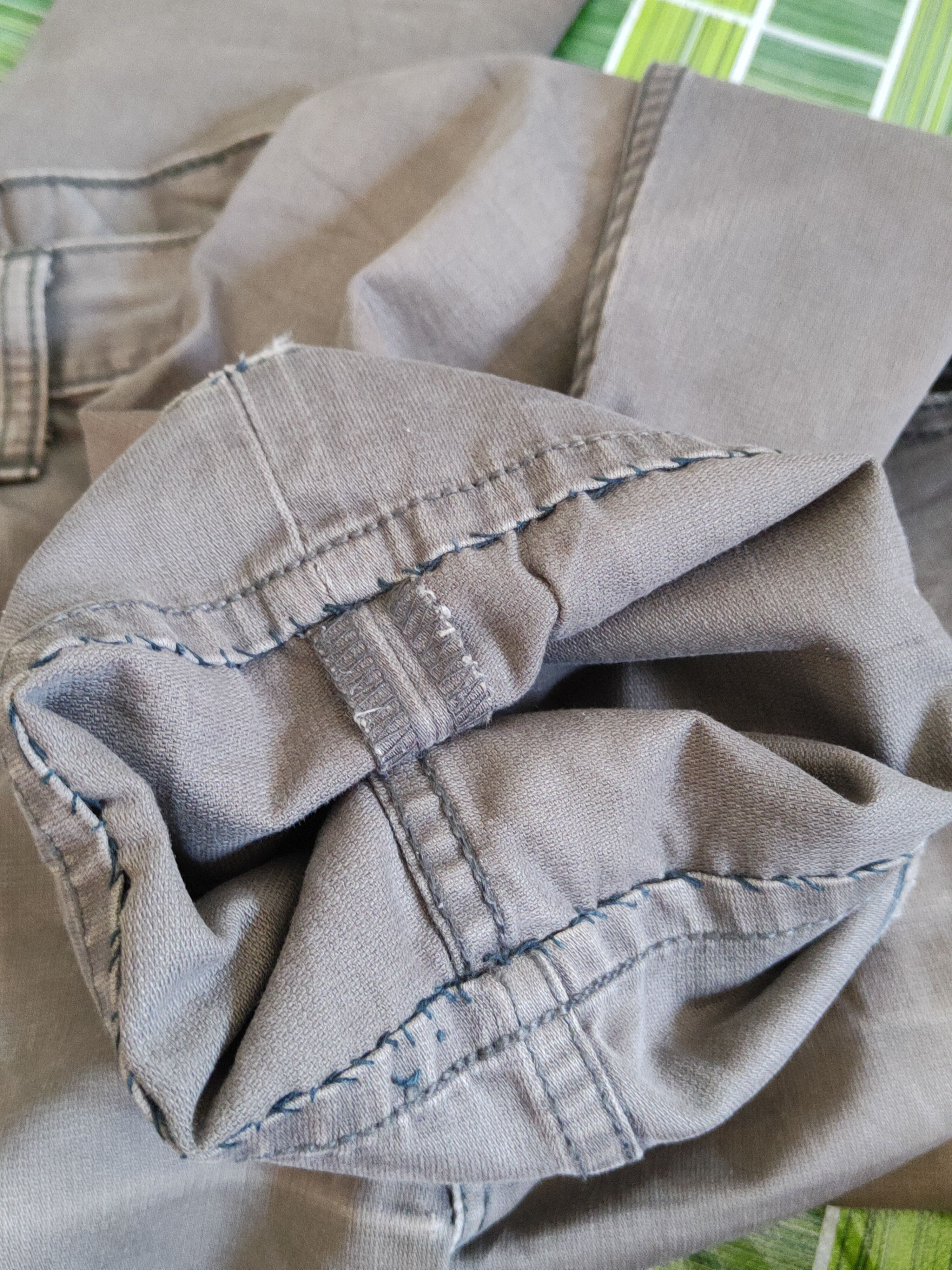 Japanese Brand 702 Levi's Olive Faded vintage ripped cargo Pants #S1433 Size US 36 / EU 52 - 15 Thumbnail