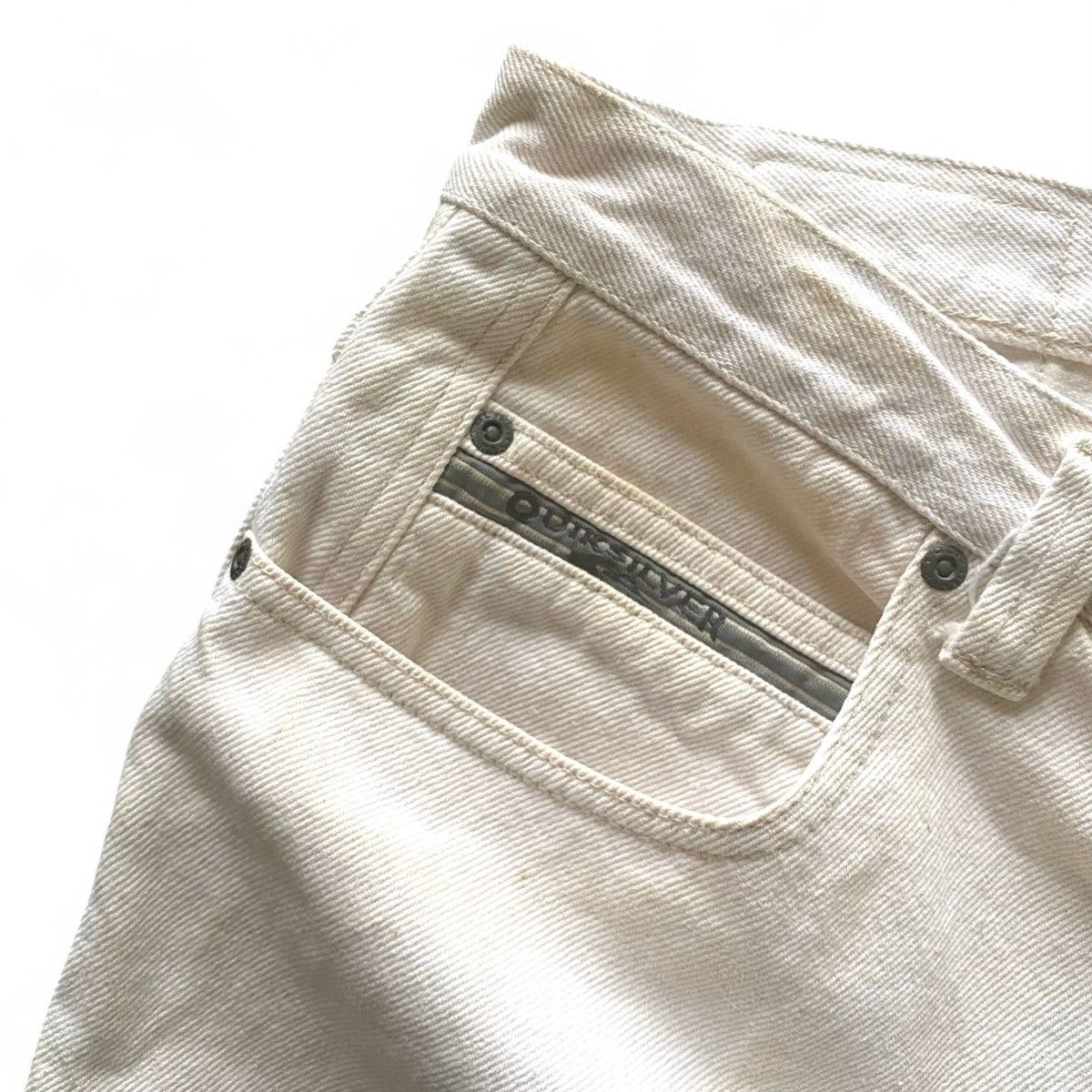Quiksilver × Vintage VINTAGE QUIKJEAN BAGGY DENIM SHORTS 32 Size US 32 / EU 48 - 3 Thumbnail