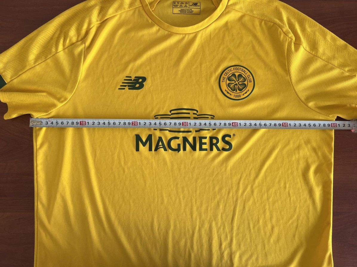 New Balance 2019/2020 Celtic Training Soccer Jersey Men’s Yellow XXL Size US XXL / EU 58 / 5 - 11 Thumbnail