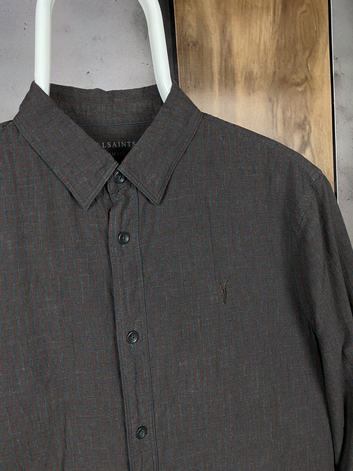 Allsaints 💋Shirt Button Up Allsaints Checkered Flannel Tee💋 Size US XS / EU 42 / 0 - 2 Thumbnail