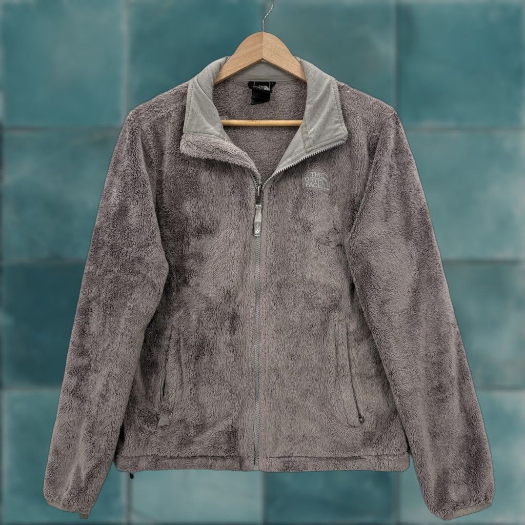 The North Face The North Face Fleece Jacket Womens M Gray High-Pile Full Zip Plush Warm Size M / US 6-8 / IT 42-44 - 1 Thumbnail