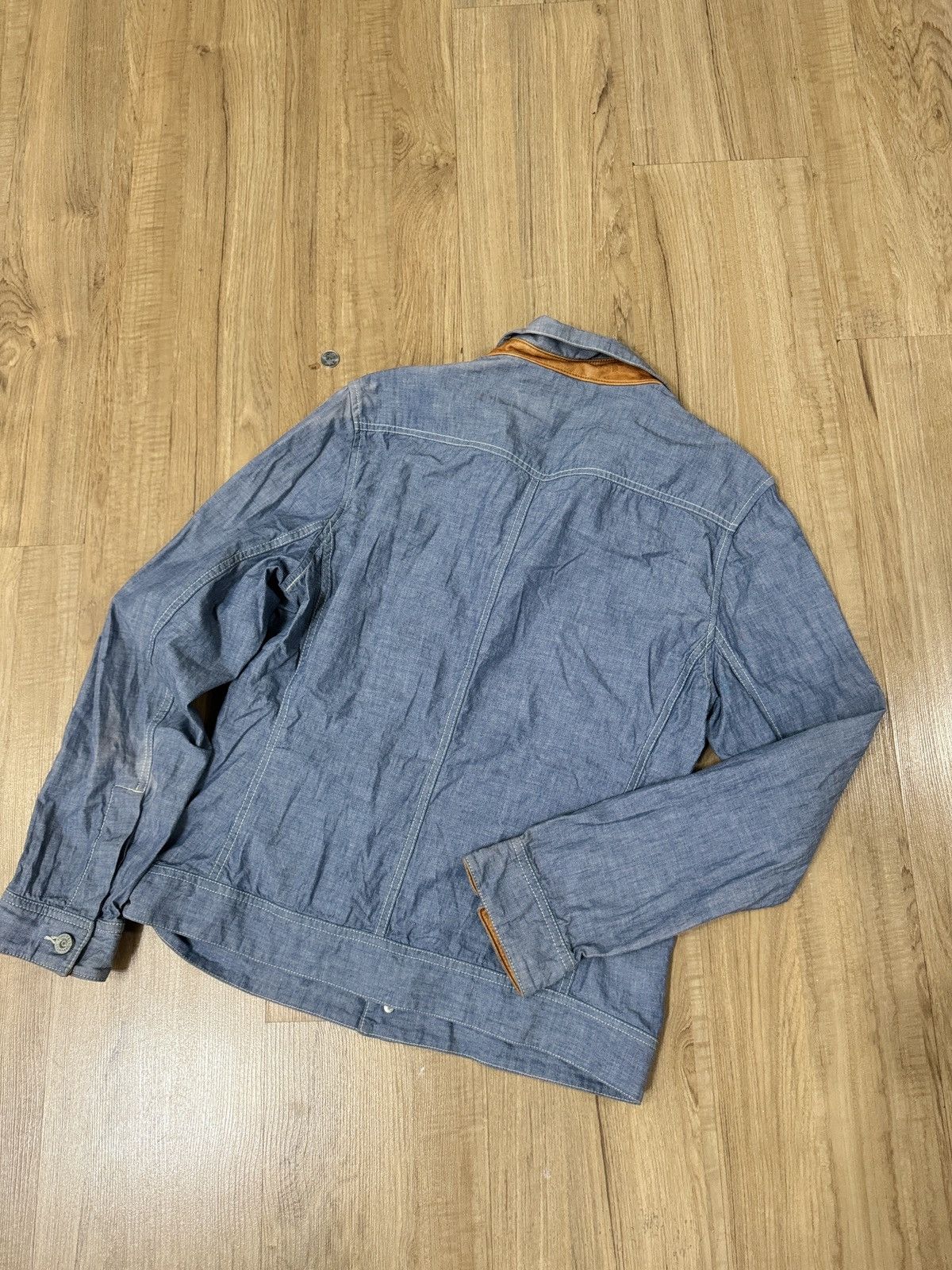 Journal Standard JOURNAL STANDARD CHAMBRAY JACKET Size US L / EU 52-54 / 3 - 5 Thumbnail