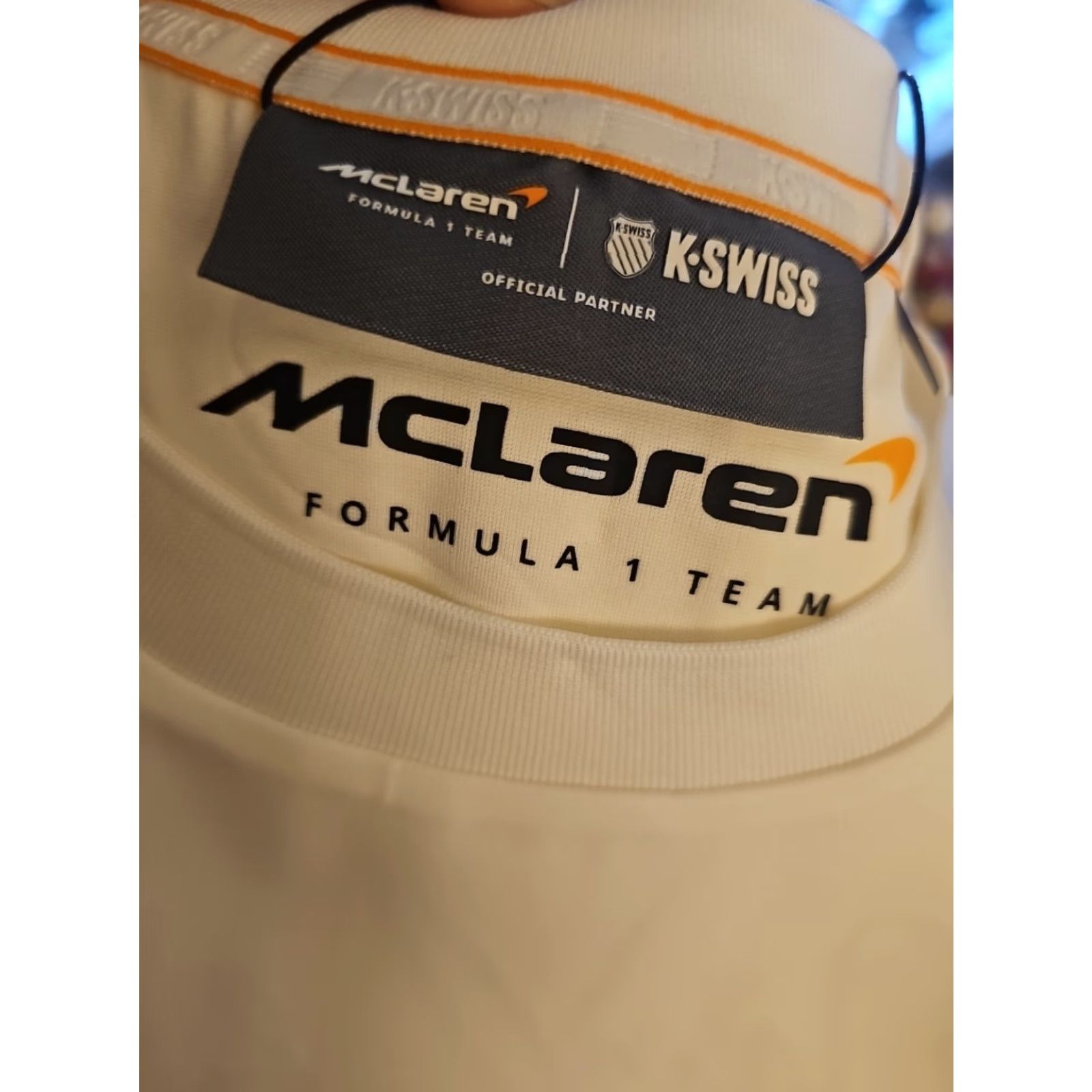 K-Swiss K-SWISS X MCLAREN Racing Polo Shirt Pocket SIZE MEDIUM Men Size US M / EU 48-50 / 2 - 6 Thumbnail