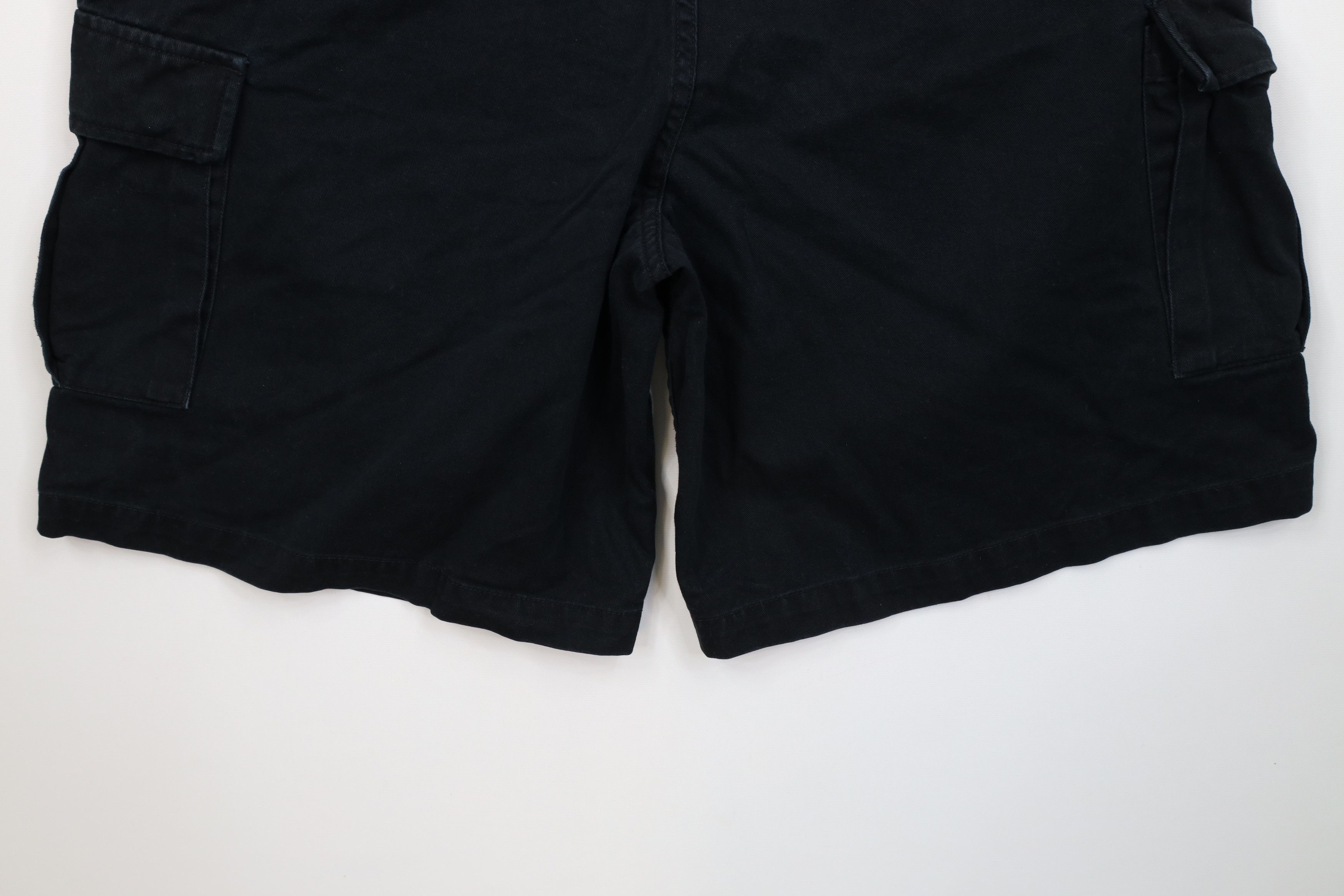 Cabelas Vintage Cabelas Heavyweight Cargo Shorts Black Cotton Size US 38 / EU 54 - 11 Thumbnail