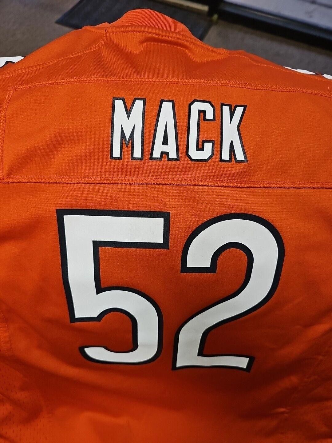 Nike Bears Nike NFL On Field Jersey #52 Khalil Mack Youth L Size ONE SIZE - 5 Thumbnail