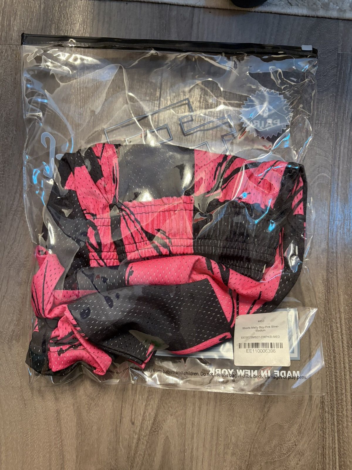 Eric Emanuel Eric Emanuel x Matty Boy EE Shirt Pink Silver Size US 32 / EU 48 - 5 Thumbnail