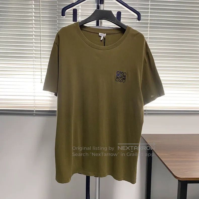 Loewe Loewe Short-sleeved T-shirt with Anagram embroidered logo Size US XL / EU 56 / 4 - 1 Thumbnail