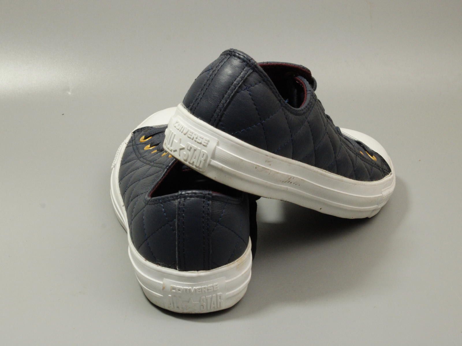 Converse Men's Black Quilted Low-Top Converse All Star Rubber Soles Size US 8 / EU 41 - 4 Thumbnail