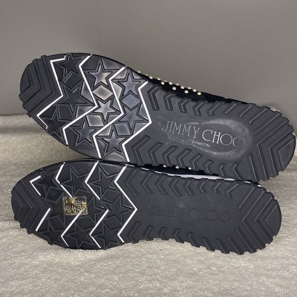 Jimmy Choo Jimmy Choo Oakland Mesh Studded Slip-On Sneakers Size US 7.5 / EU 40-41 - 7 Thumbnail
