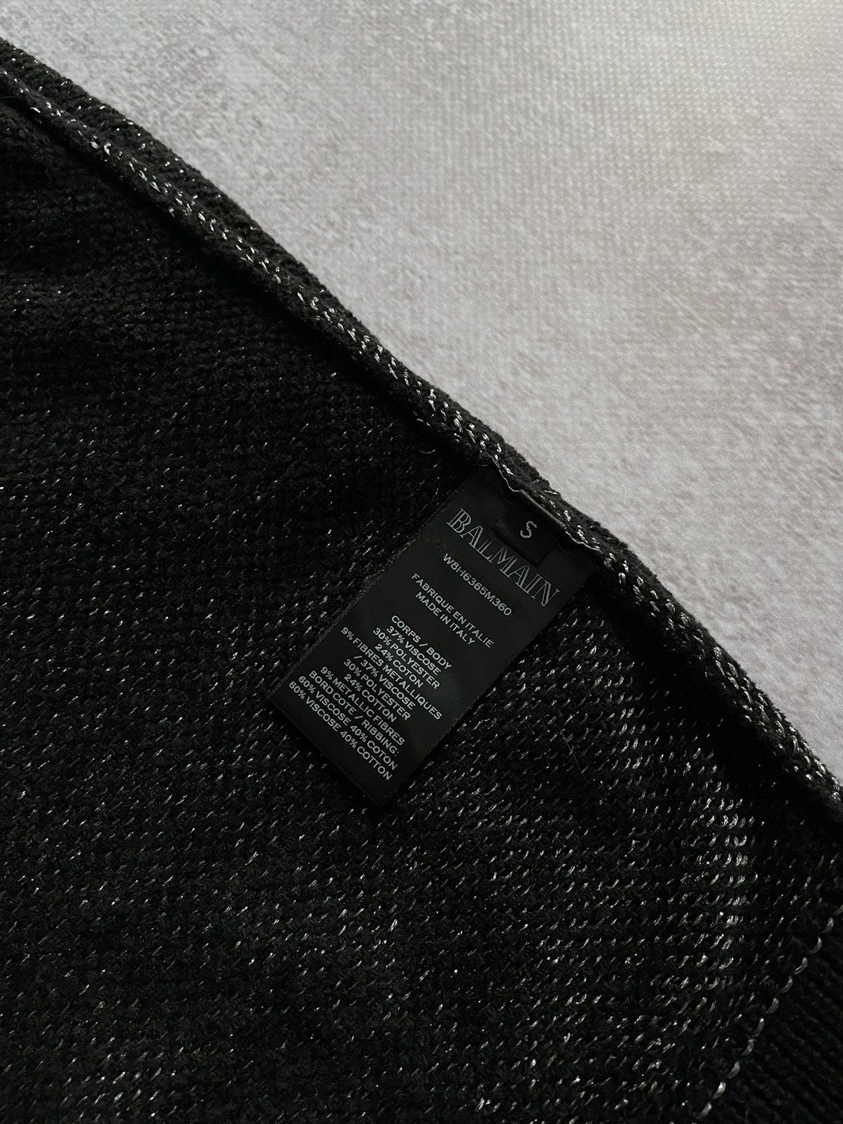 Balmain RARE Balmain Silver Sweater Size US S / EU 44-46 / 1 - 10 Thumbnail