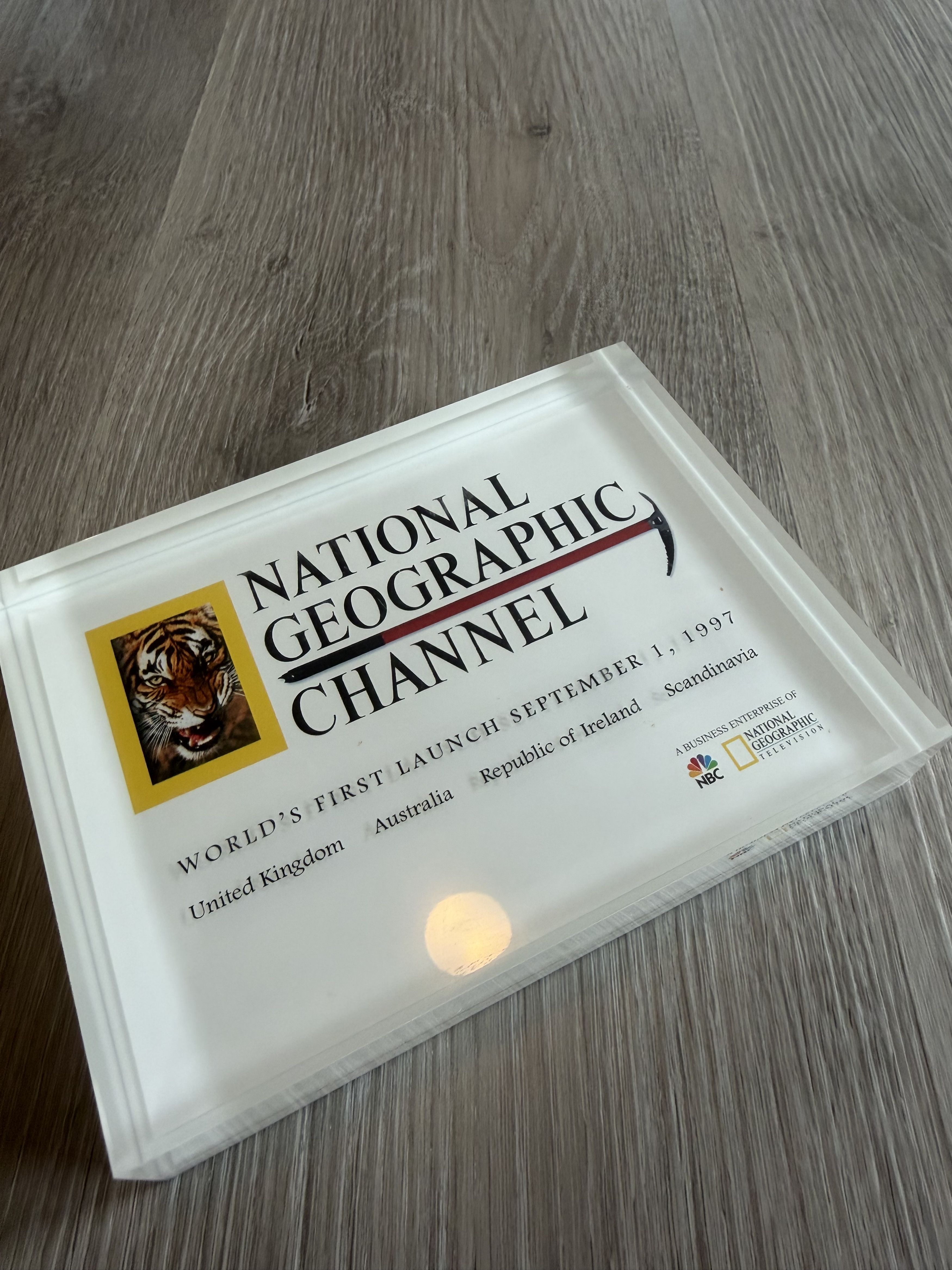 Other 1997 National Geographic Premier promo sign Size ONE SIZE - 3 Thumbnail
