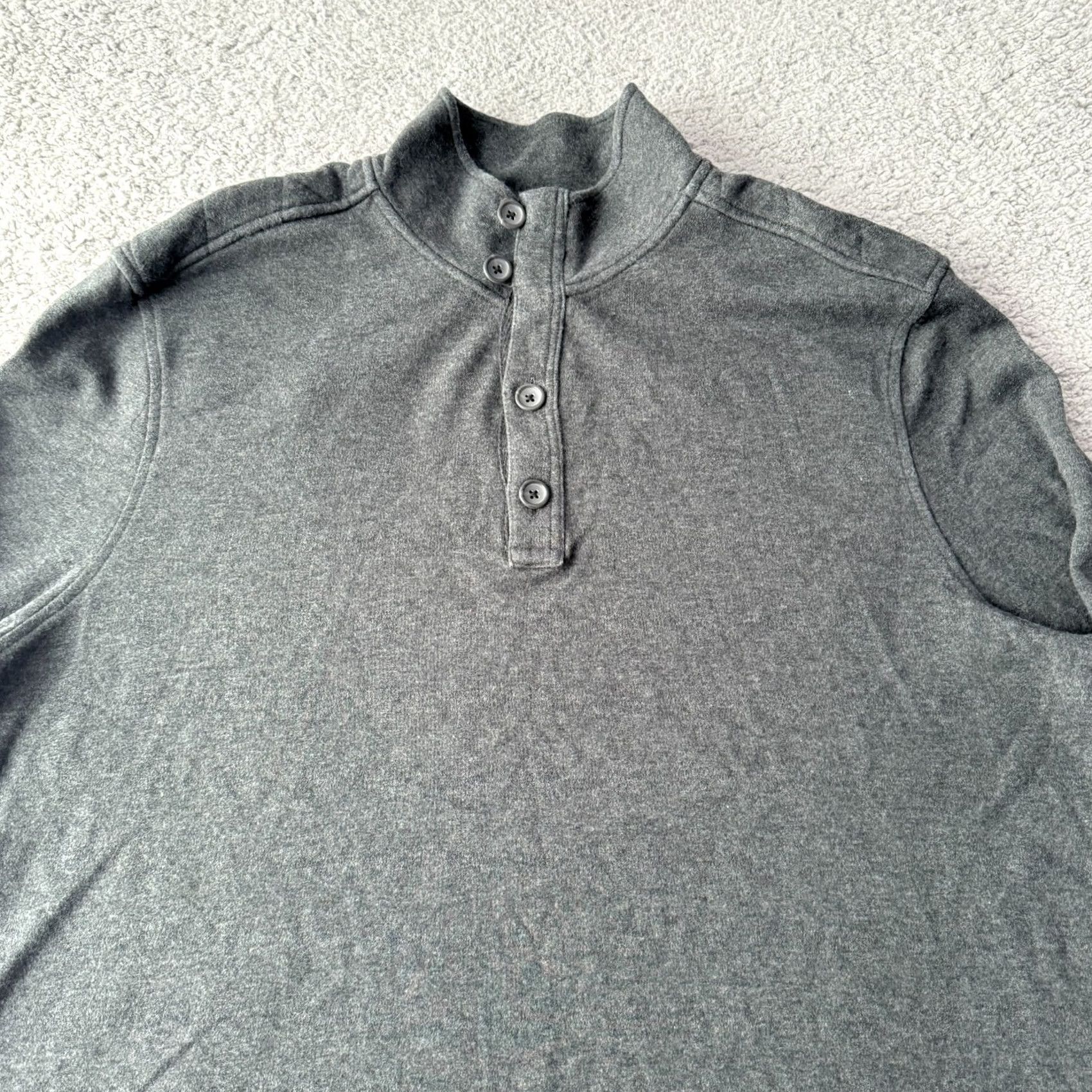 Banana Republic Banana Republic Sweater Mens 2XL Gray Henley Thermal Pullover Outdoor Shirt Size US XXL / EU 58 / 5 - 2 Thumbnail