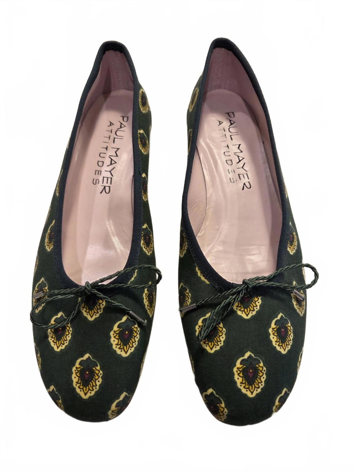 Other Paul Mayer Country Provencale Fabric Ballet Flat Size 8 NIB Size US 8 / IT 38 - 2 Thumbnail