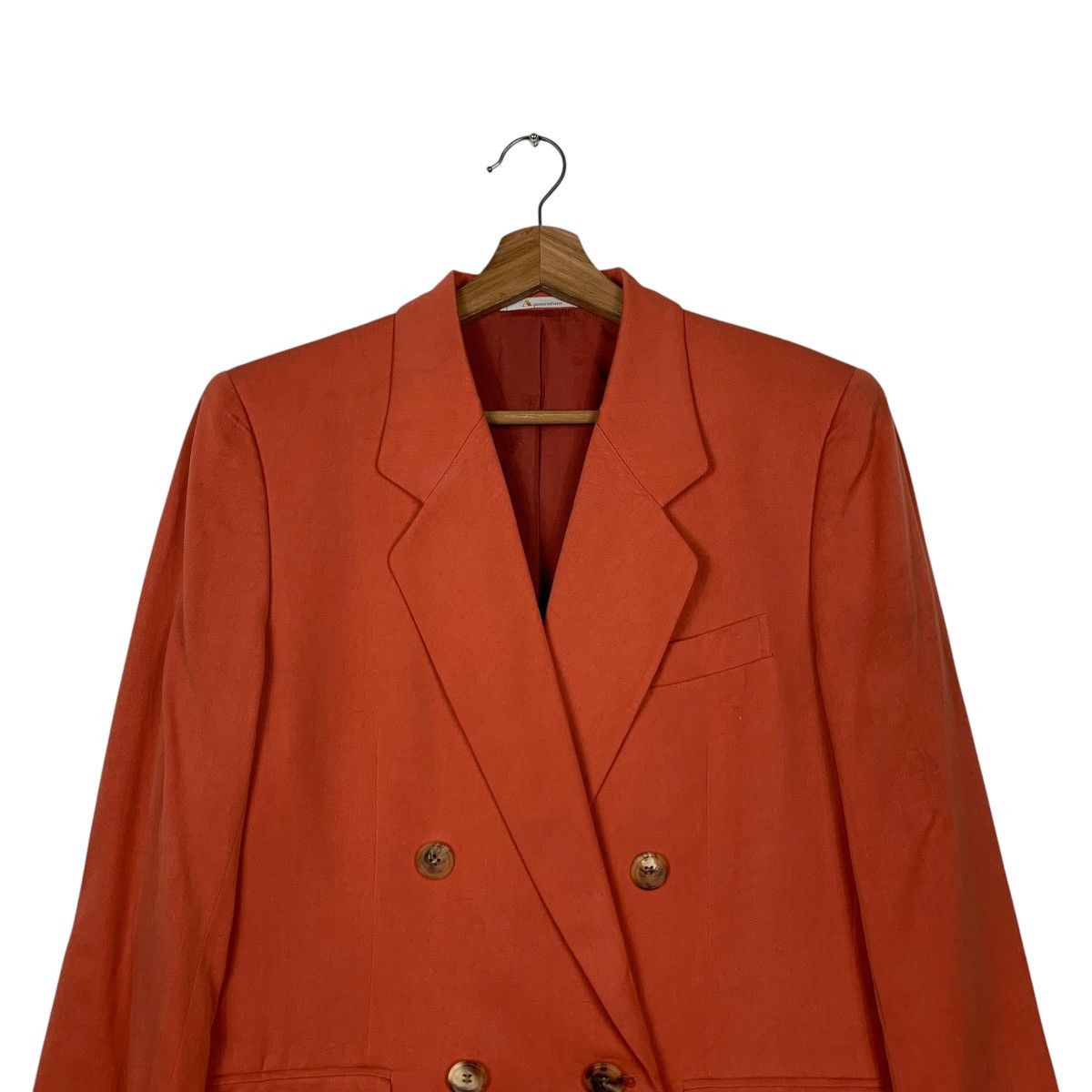 Aquascutum Vintage AQUASCUTUM Orange Suit Jacket Blazers #2130-C93 Size US M / EU 48-50 / 2 - 2 Thumbnail