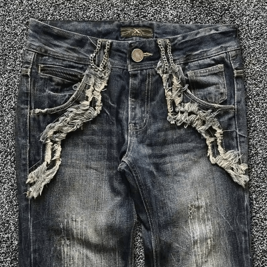 Other Y2K Vintage Washed Jeans Size US 32 / EU 48 - 3 Thumbnail