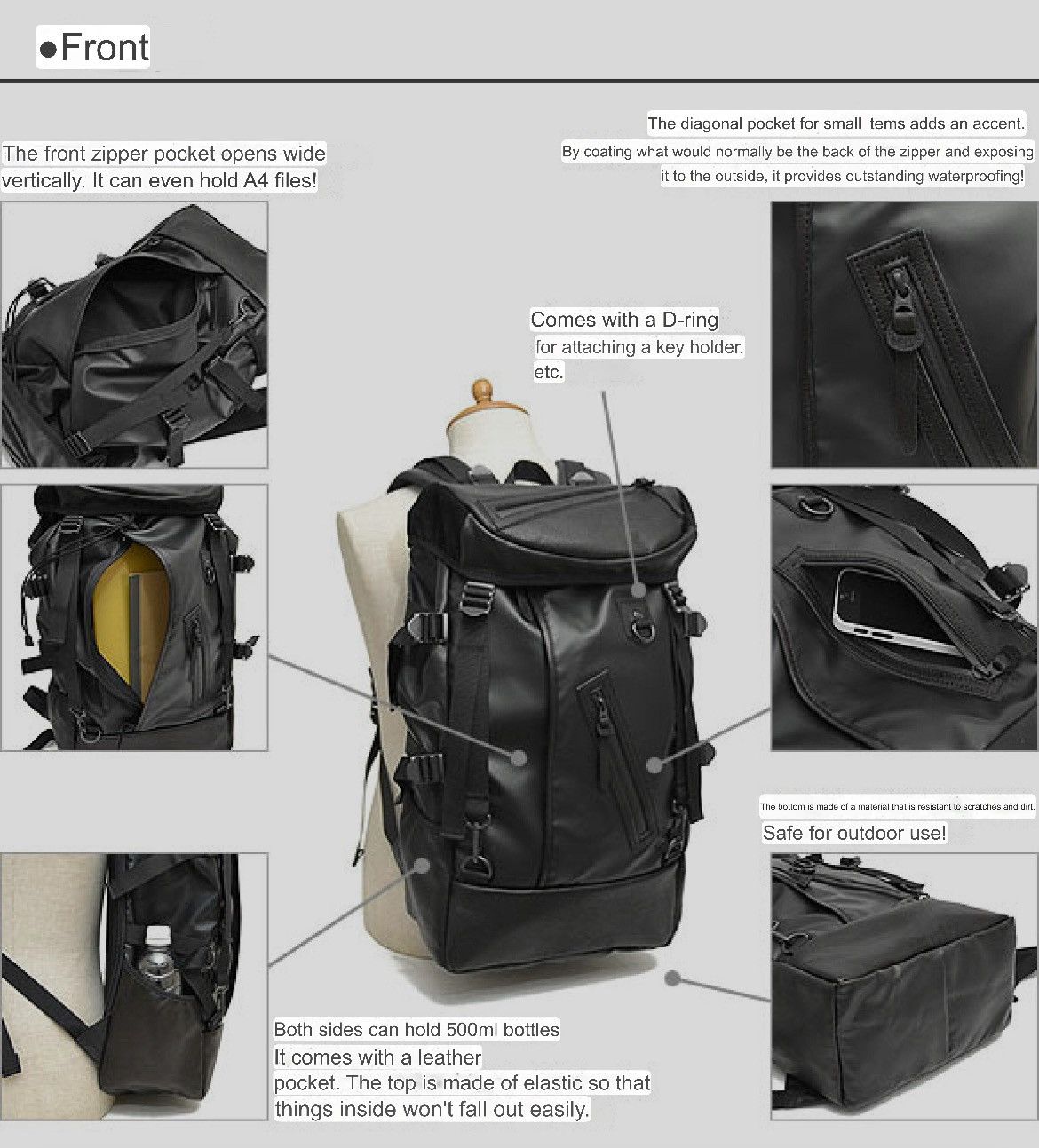 Japanese Brand Authentic DECADE Backpack Size ONE SIZE - 14 Thumbnail