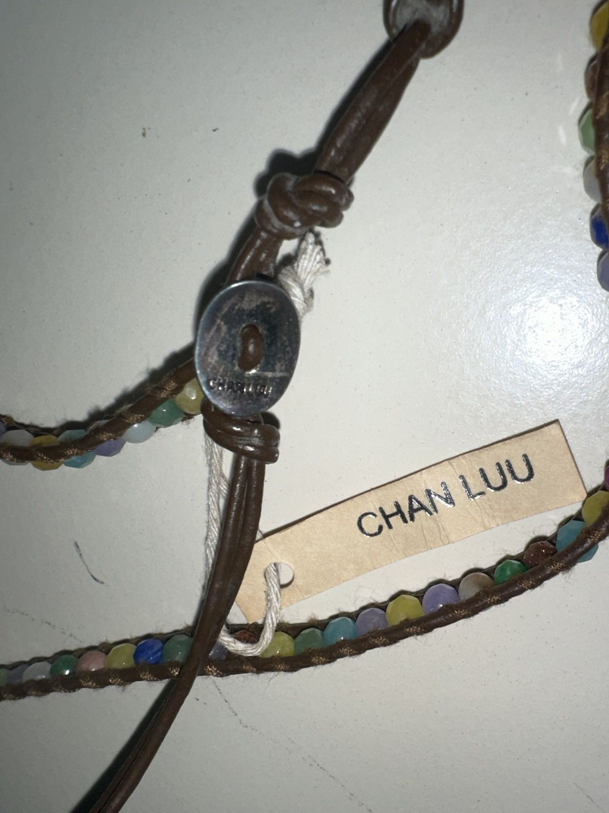 Chan Luu Chan Luu Sterling Silver 925 Buckle Leather Wrap Bracelet Size ONE SIZE - 6 Thumbnail