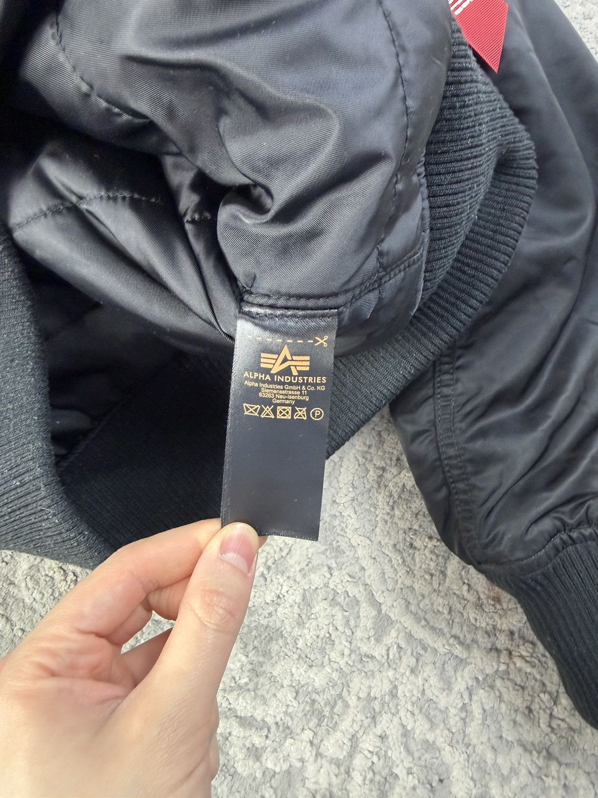 Alpha Industries Alpha Industries MA-1 ZH Big Logo Bomber Jacket Nylon Size US XXL / EU 58 / 5 - 5 Thumbnail