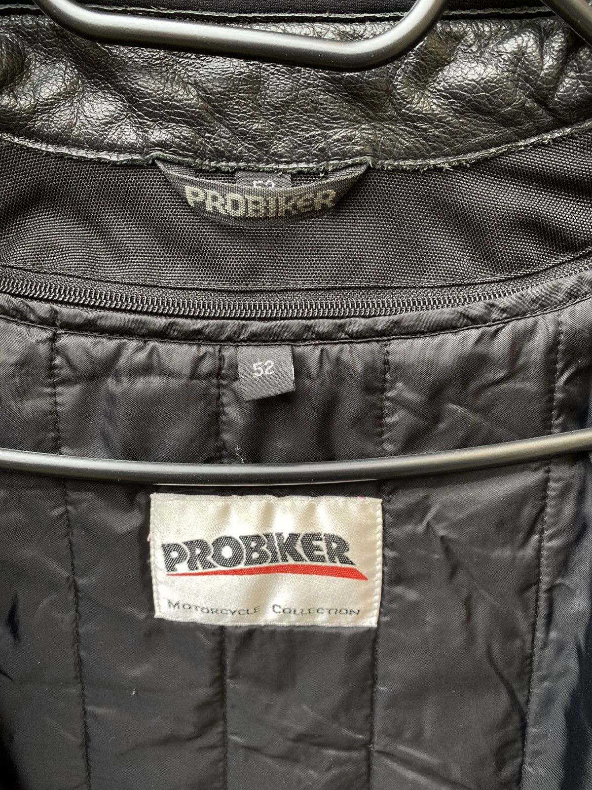 Genuine Leather Vintage Y2K Probiker Leather Jacket Racing Moto NGK Castrol Size US L / EU 52-54 / 3 - 11 Thumbnail