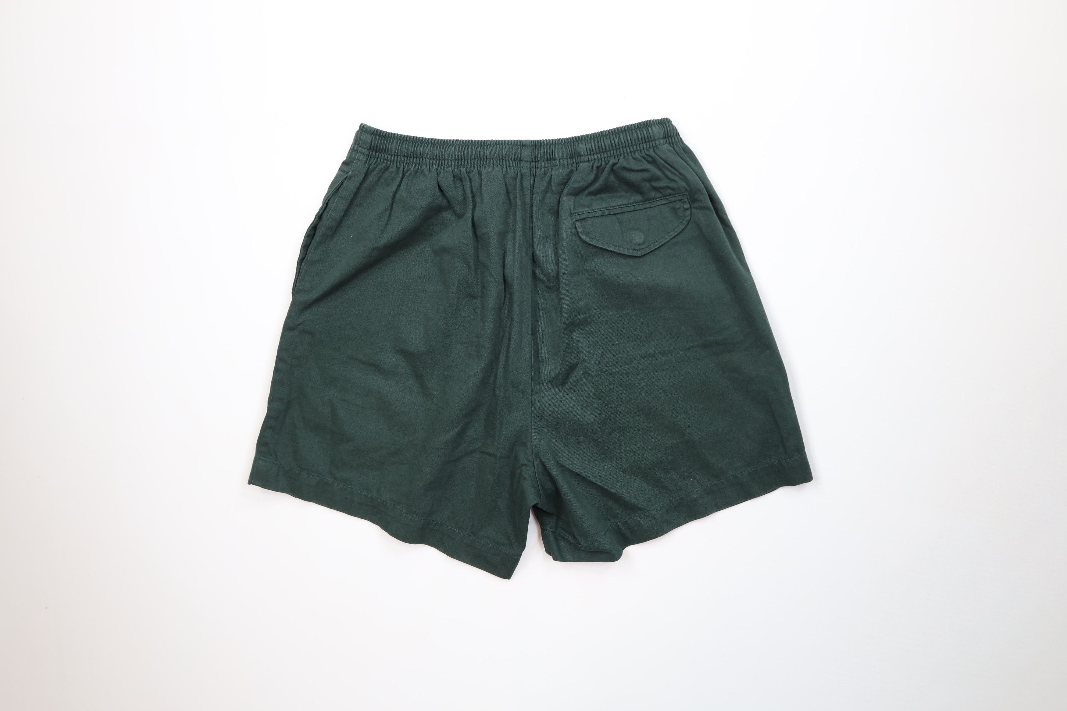 Ralph Lauren Vintage 90s Ralph Lauren Above Knee Cotton Dad Shorts Dark Size US 36 / EU 52 - 11 Thumbnail