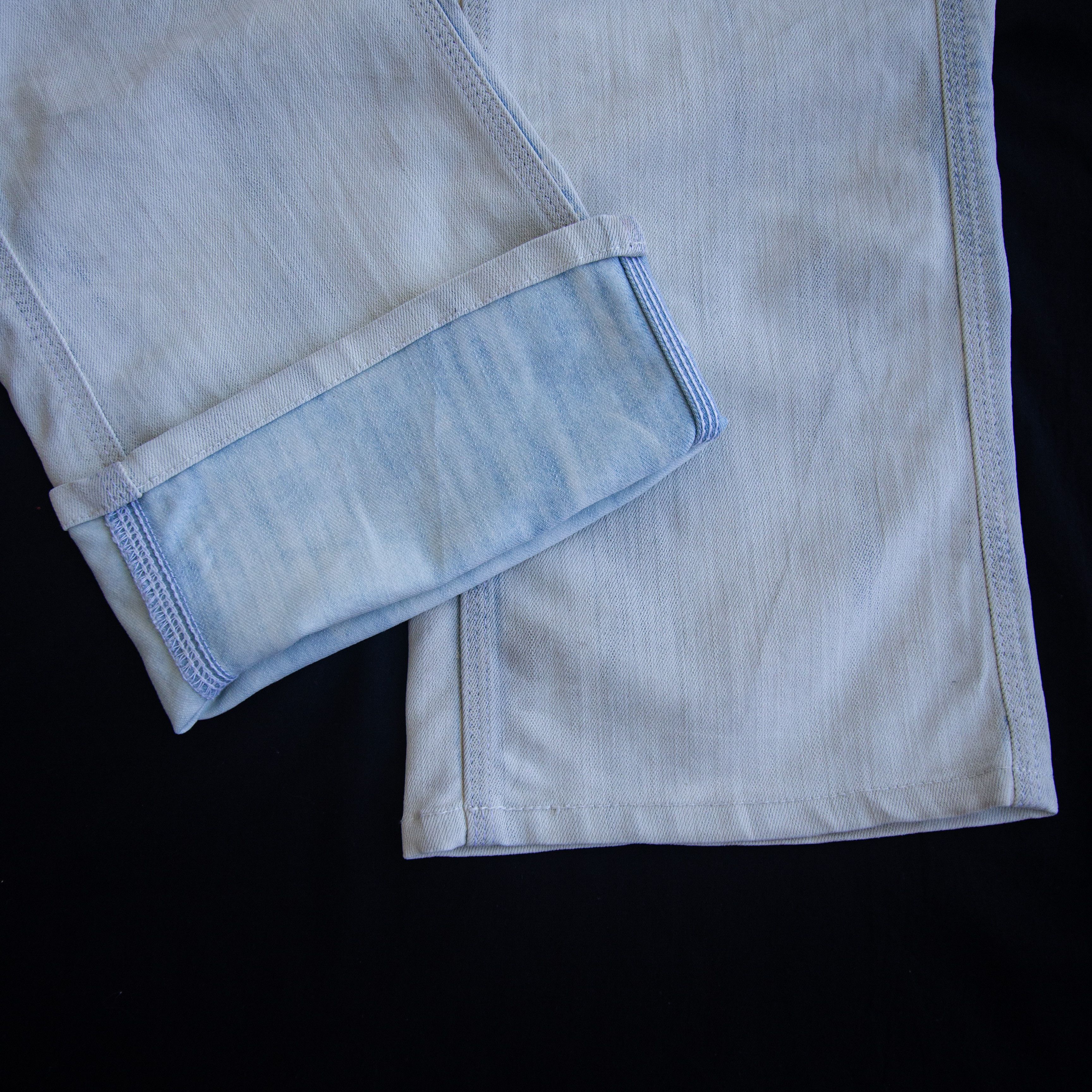 Japanese Brand Blue Way Faded Flare Jeans BW Luxe Size US 32 / EU 48 - 10 Thumbnail