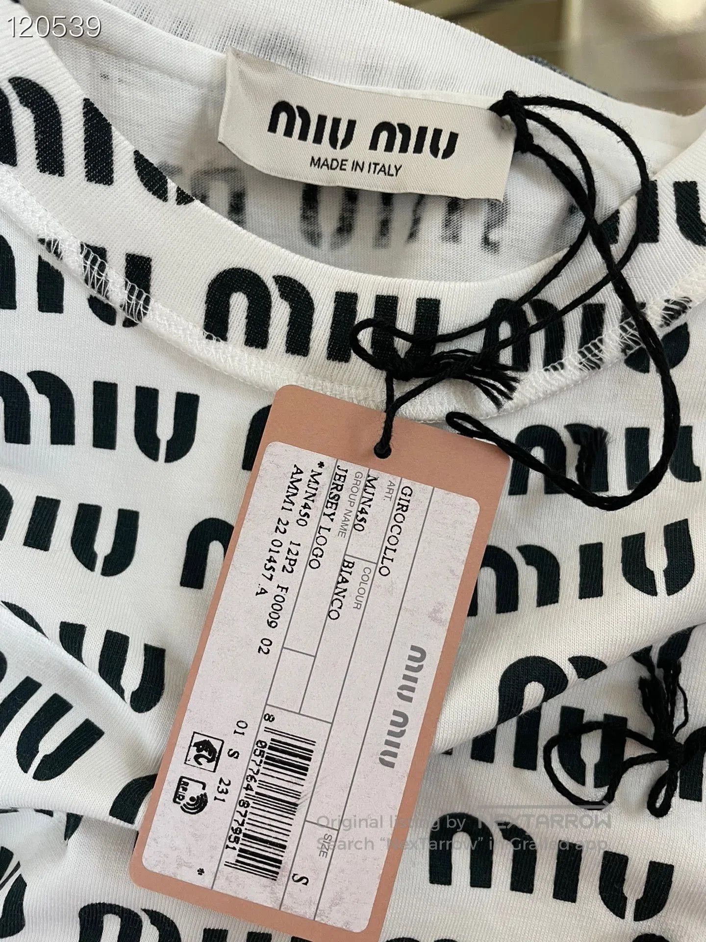 Miu Miu Miu Miu Logo Print Cotton Short. Size S / US 4 / IT 40 - 4 Thumbnail