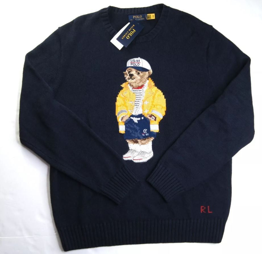 Polo Ralph Lauren Bear Sweater Size Large