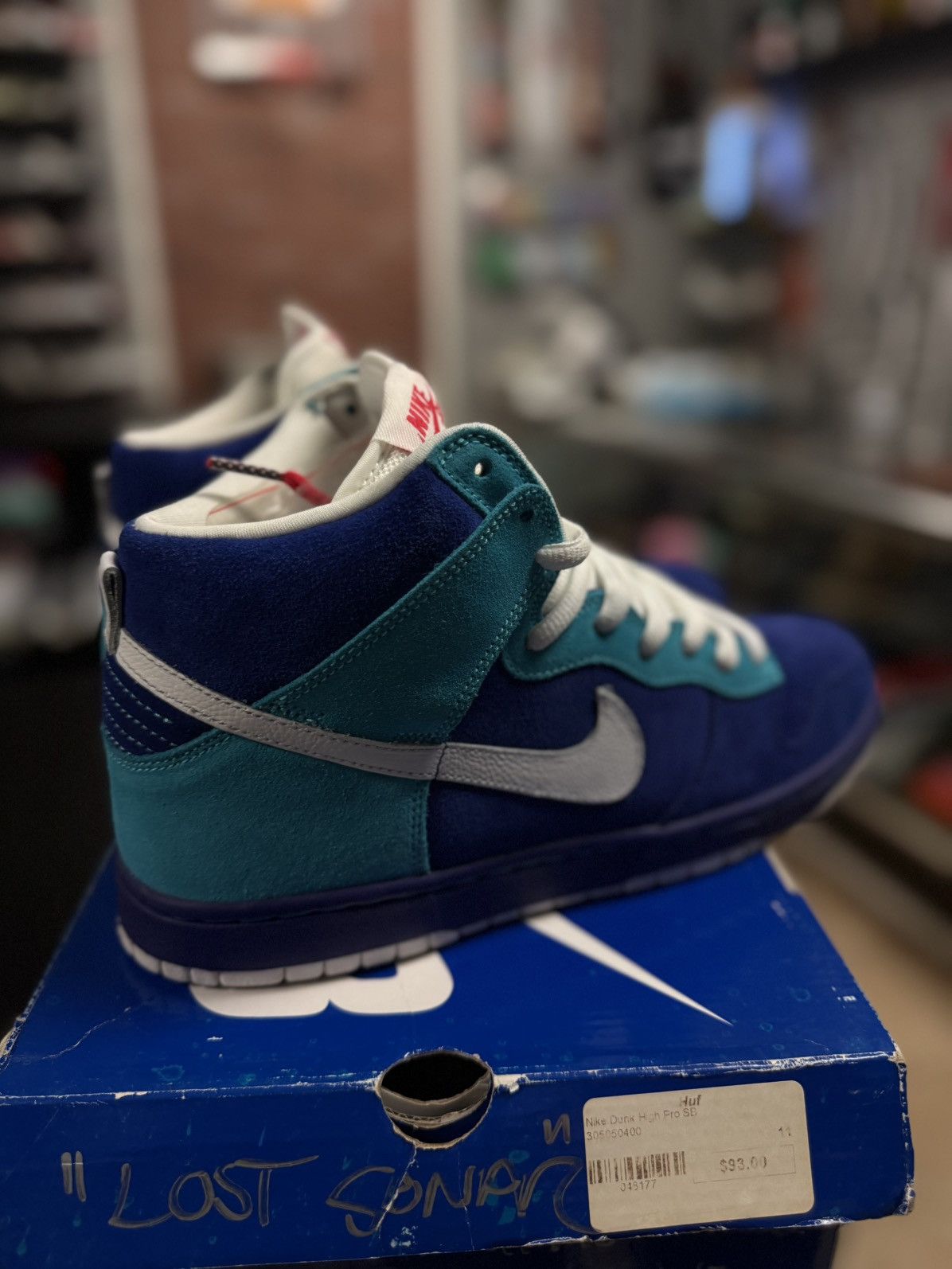 Nike Size 11 - Nike Dunk Pro SB High Oceanic Airlines 2010 🧼 Size US 11 / EU 44 - 13 Thumbnail