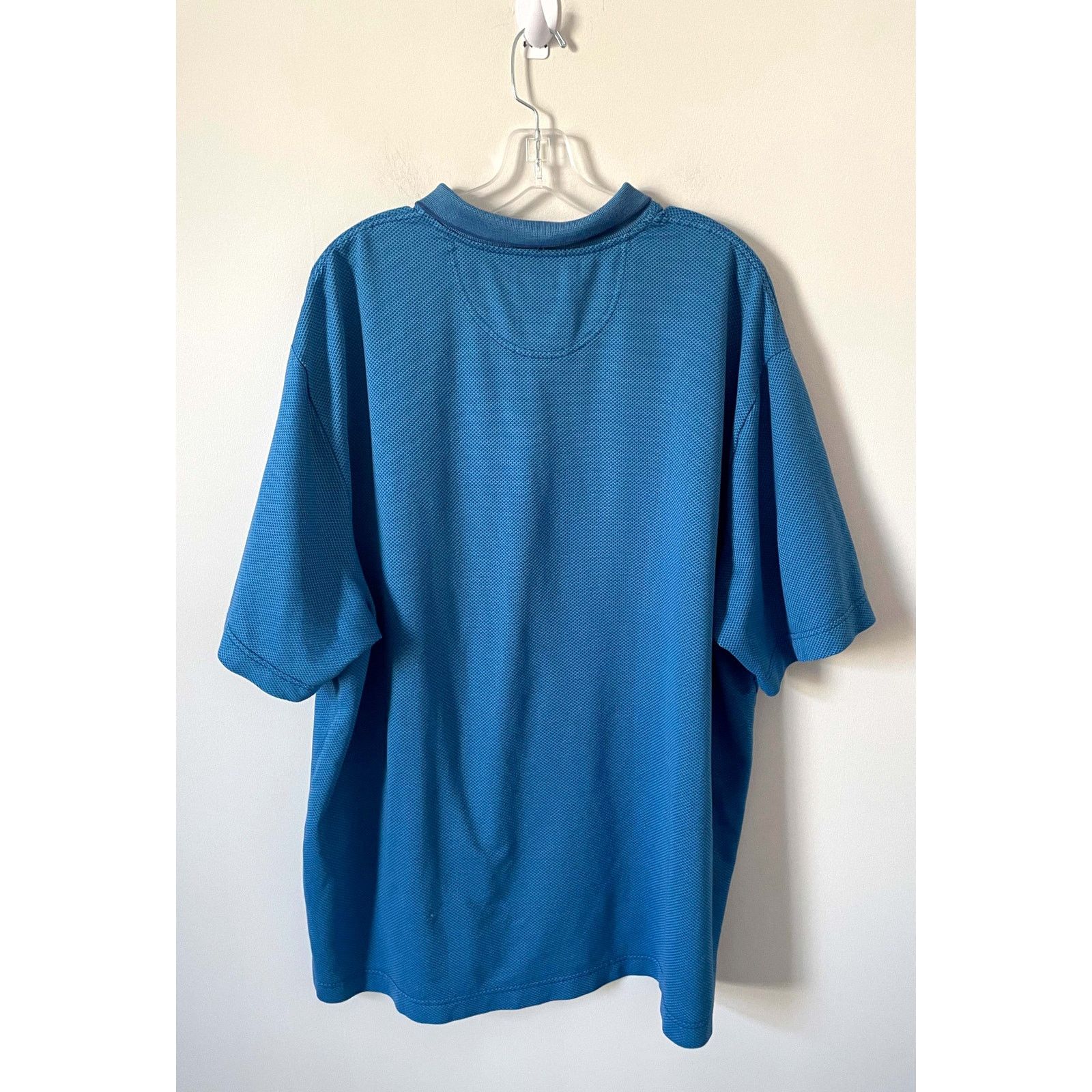 Cutter & Buck Cutter & Buck Performance Polo Collar Shirt Blue 3XL Size US XXL / EU 58 / 5 - 2 Thumbnail