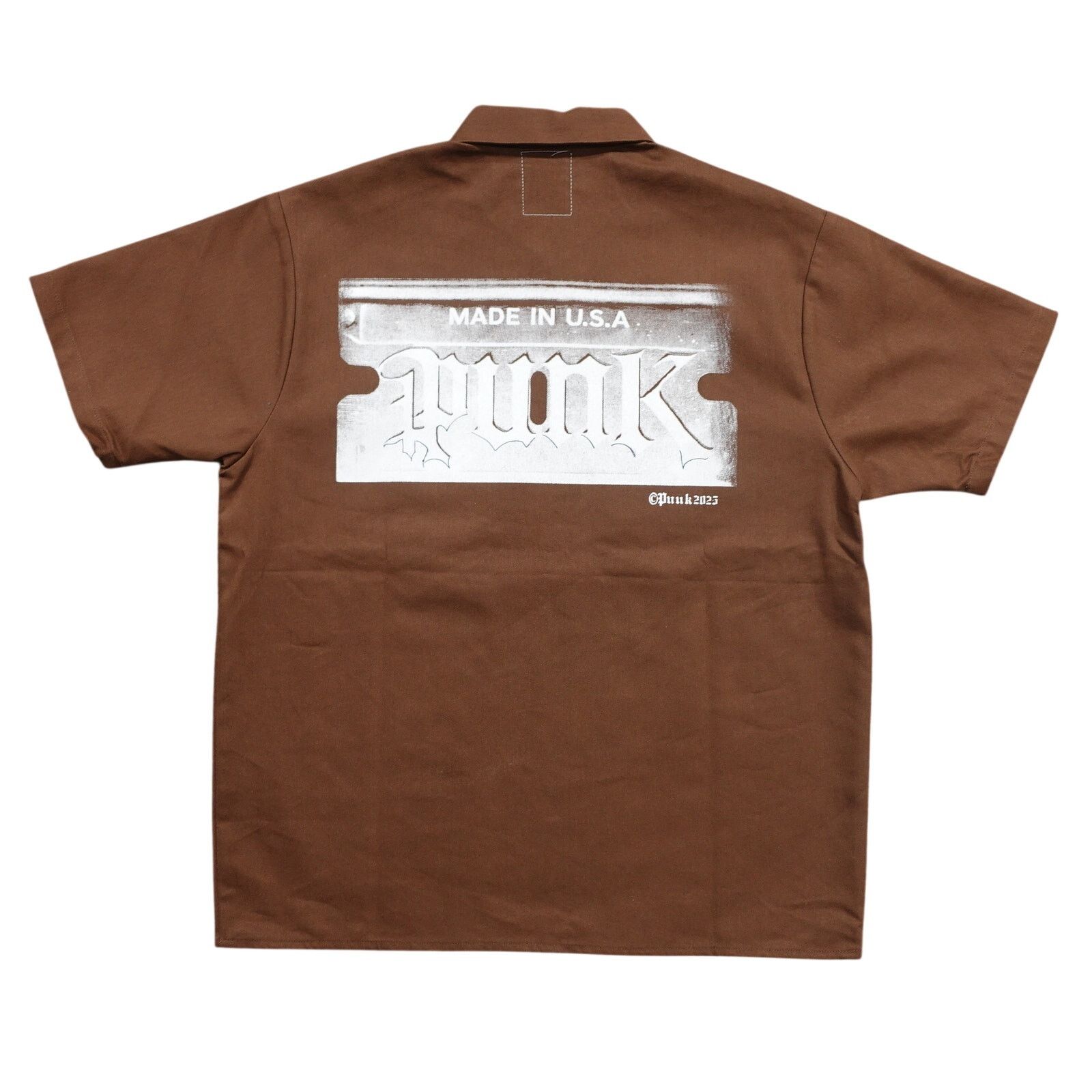 Other Punk El Jefe Razor Blade Workman Grunge Metal Brown sz M Size US M / EU 48-50 / 2 - 1 Thumbnail