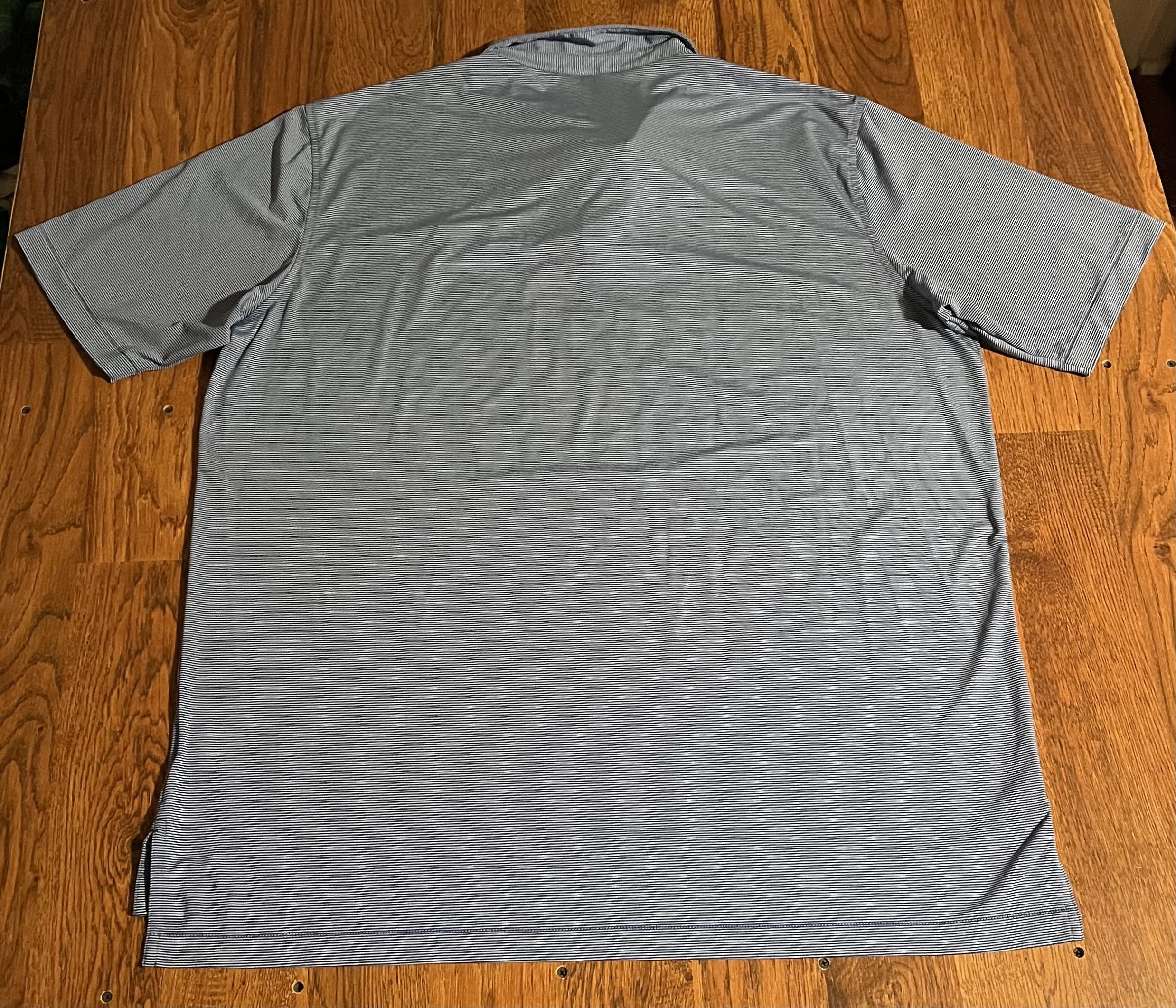Peter Millar Peter Millar Summer Comfort Polo Shirt Stripe Pine Needles Size US XXL / EU 58 / 5 - 2 Thumbnail