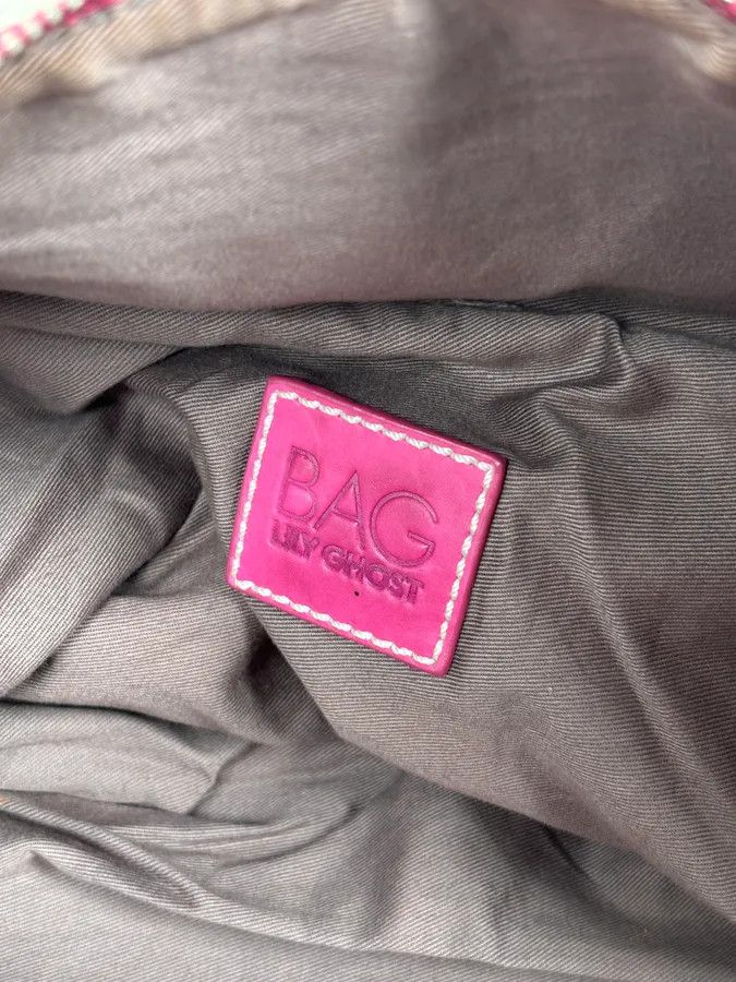 Dolce & Gabbana AW2010 Dolce & Gabbana Fuchsia Pink Canvas Trompe Loeil Zip Bag Size ONE SIZE - 18 Thumbnail
