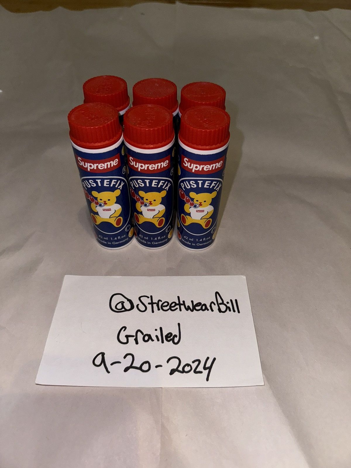 Supreme Supreme/Pustefix bubbles bundle Size ONE SIZE - 2 Thumbnail