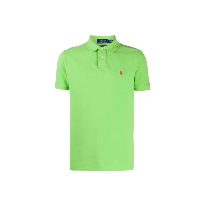 Polo Ralph Lauren Polo Ralph Lauren Logo Embroidered Solid Polo Shirt Size US L / EU 52-54 / 3 - 1 Thumbnail
