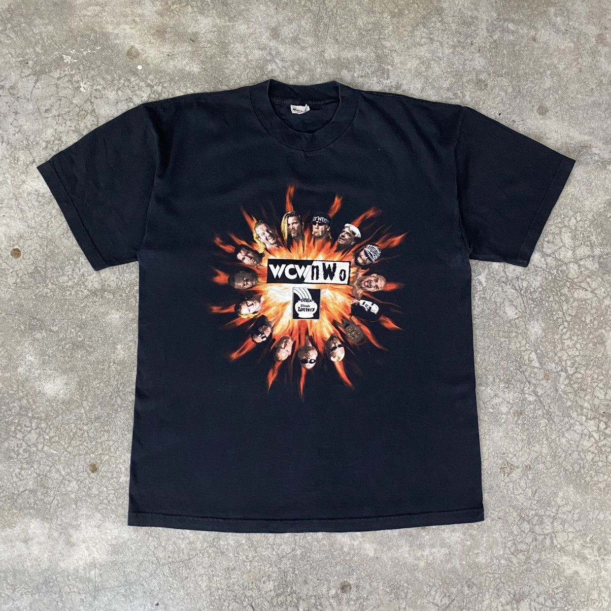 Vintage Vintage 1990’s WCW nWO Wrestlers Explotion Wresting Tee Size US XL / EU 56 / 4 - 5 Thumbnail