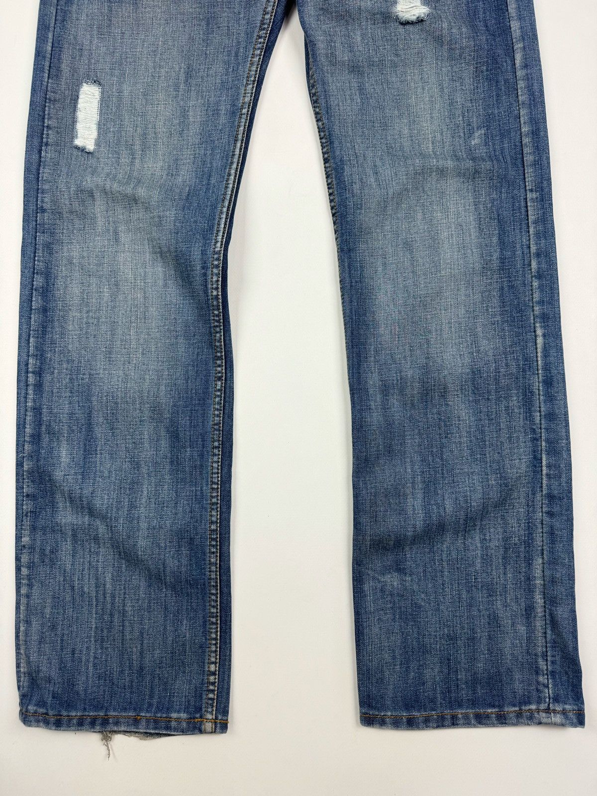 Diesel Y2K Vintage Diesel Cardiel Ripped Blue Jeans Made in Italy Size US 32 / EU 48 - 4 Thumbnail