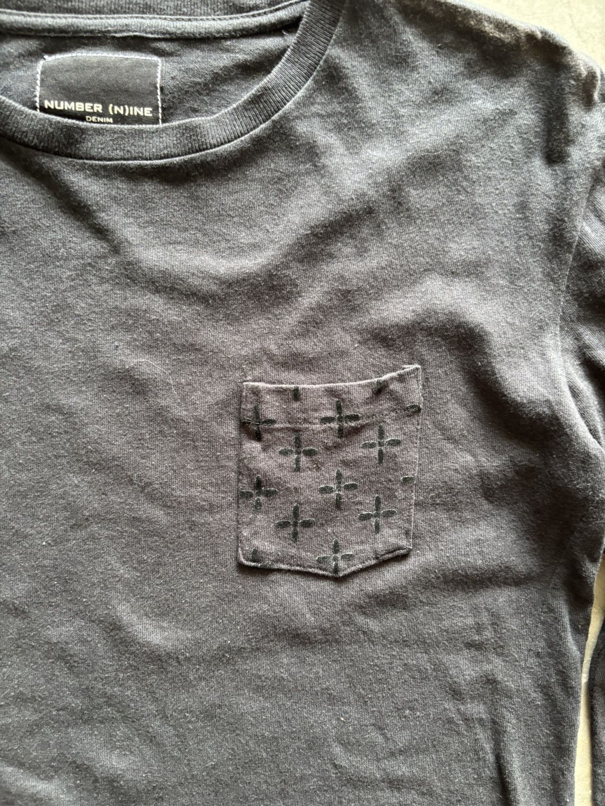Number (N)ine NUMBER NINE LONG SLEEVE POCKET TEE JAPANESE DESIGNER BRAND Size US L / EU 52-54 / 3 - 6 Thumbnail
