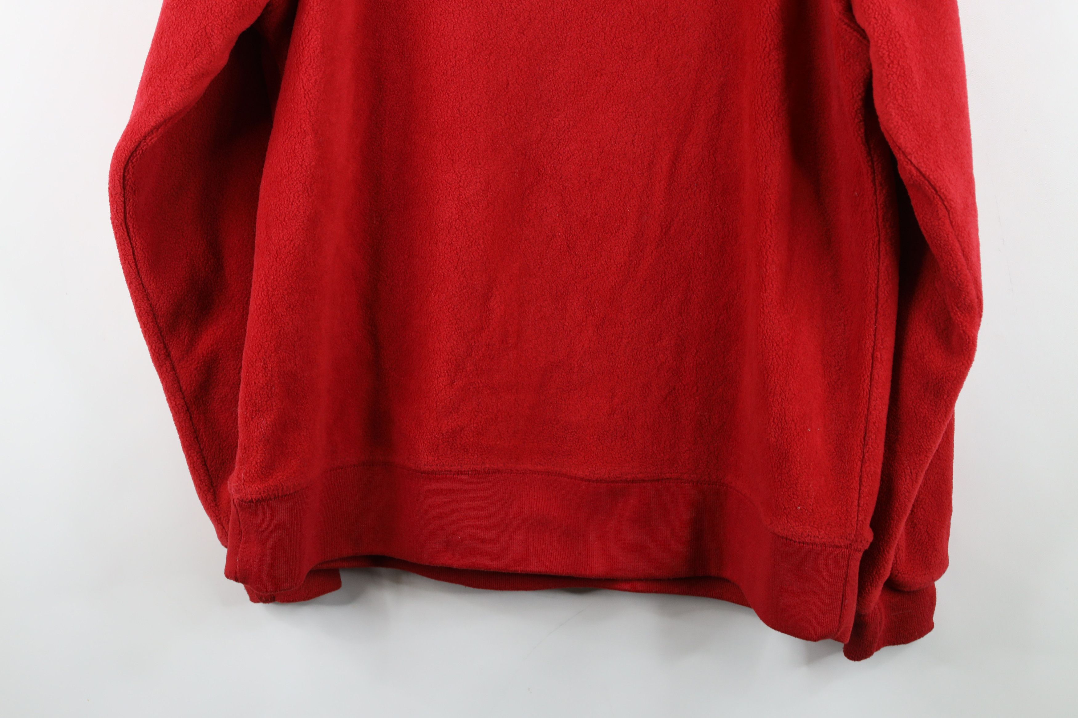 Disney Vintage 90s Y2K Disney Mickey Mouse Fleece Sweatshirt Red Size S / US 4 / IT 40 - 14 Thumbnail