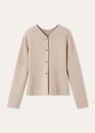 Loro Piana os11x0326 FAQ9064 Willow Crewneck Sweater in Quinoa Cream Size L / US 10 / IT 46 - 4 Thumbnail