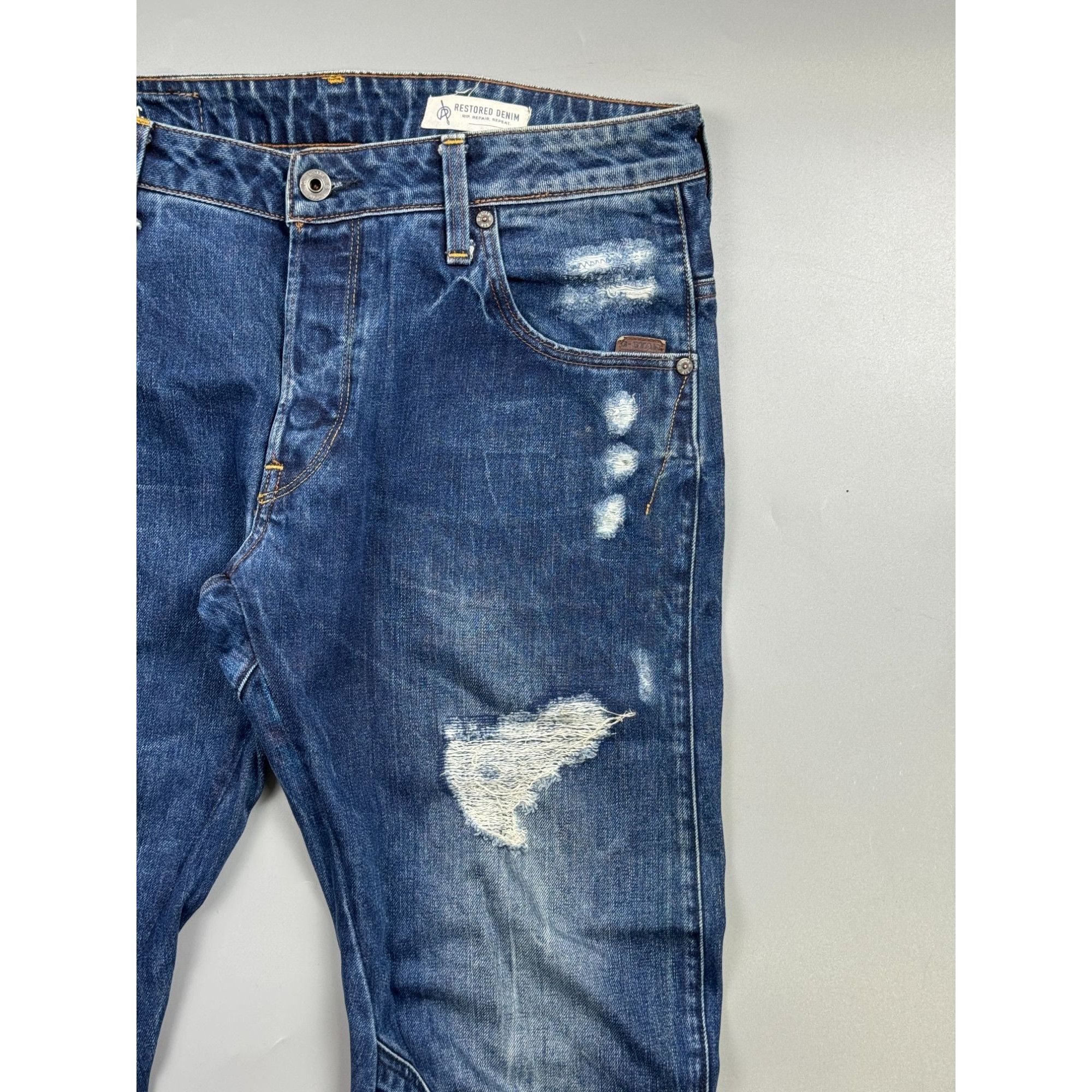 G-Star G-Star Raw Arc 3D Slim Denim Jeans Pants (Y1188) Size US 31 - 3 Thumbnail