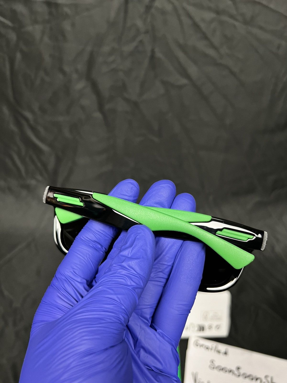 Bottega Veneta DSWT Japanese Bottega Veneta BV1233S sunglasses black green Size ONE SIZE - 7 Thumbnail