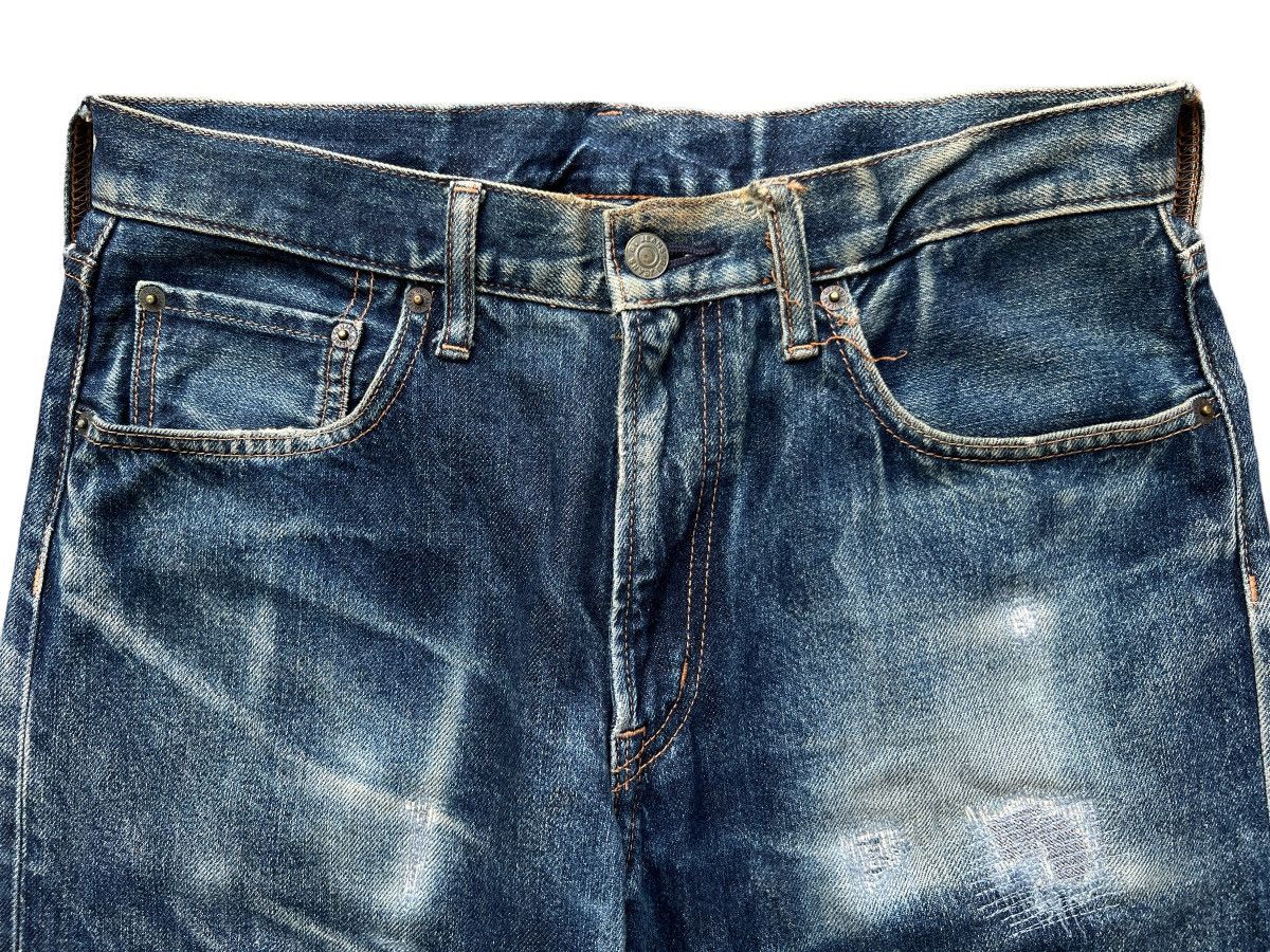 Uniqlo Vintage Japanese Uniqlo Distressed Denim Jeans 32x32 Size US 32 / EU 48 - 9 Thumbnail