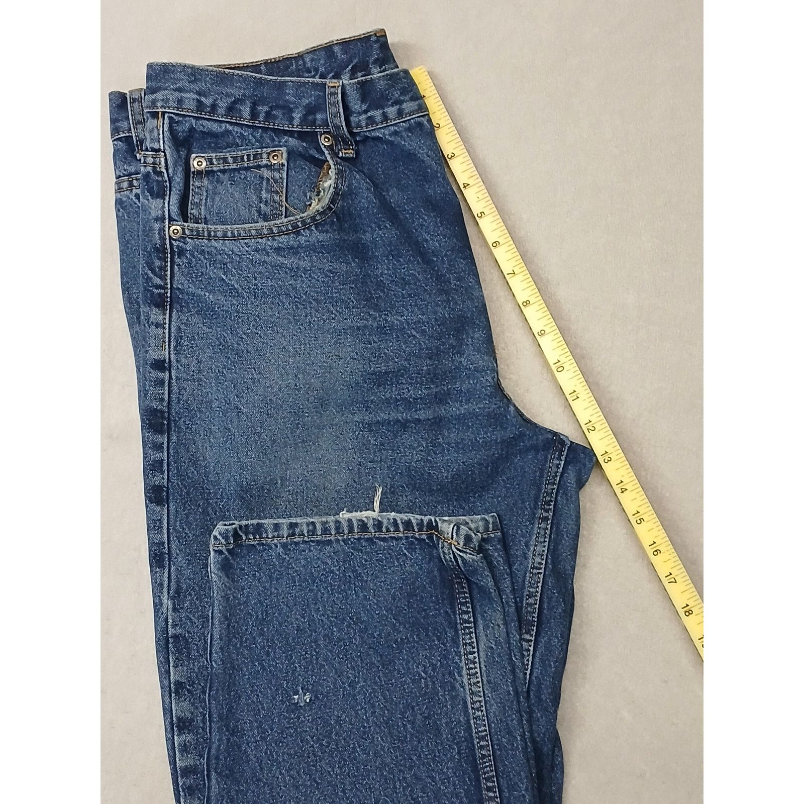 Other Member's Mark (36x32) Men's Regular Fit Blue Denim Jeans Size US 36 / EU 52 - 7 Thumbnail