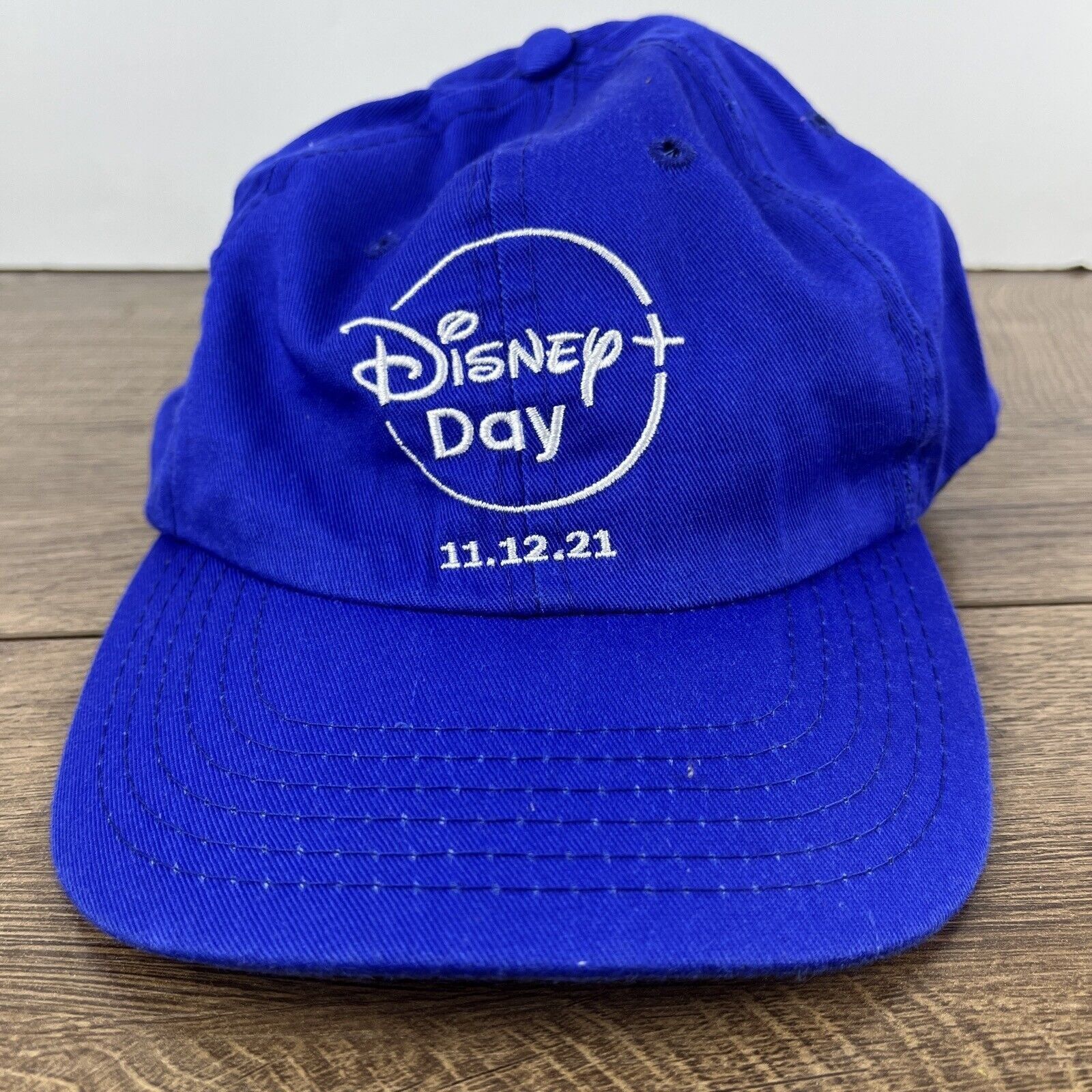 Disney Disney Day 2021 Hat Blue Hat Adjustable Adult Size Hat Cap Size ONE SIZE - 4 Thumbnail