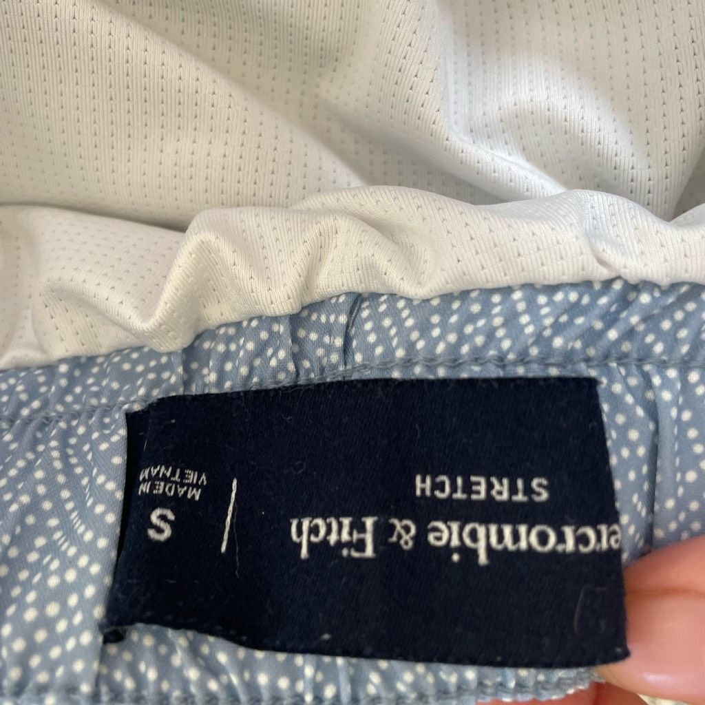 Abercrombie & Fitch Abercrombie & Fitch Men’s Snap Zip Swim Shorts Trunks Lined Size US 30 / EU 46 - 7 Thumbnail