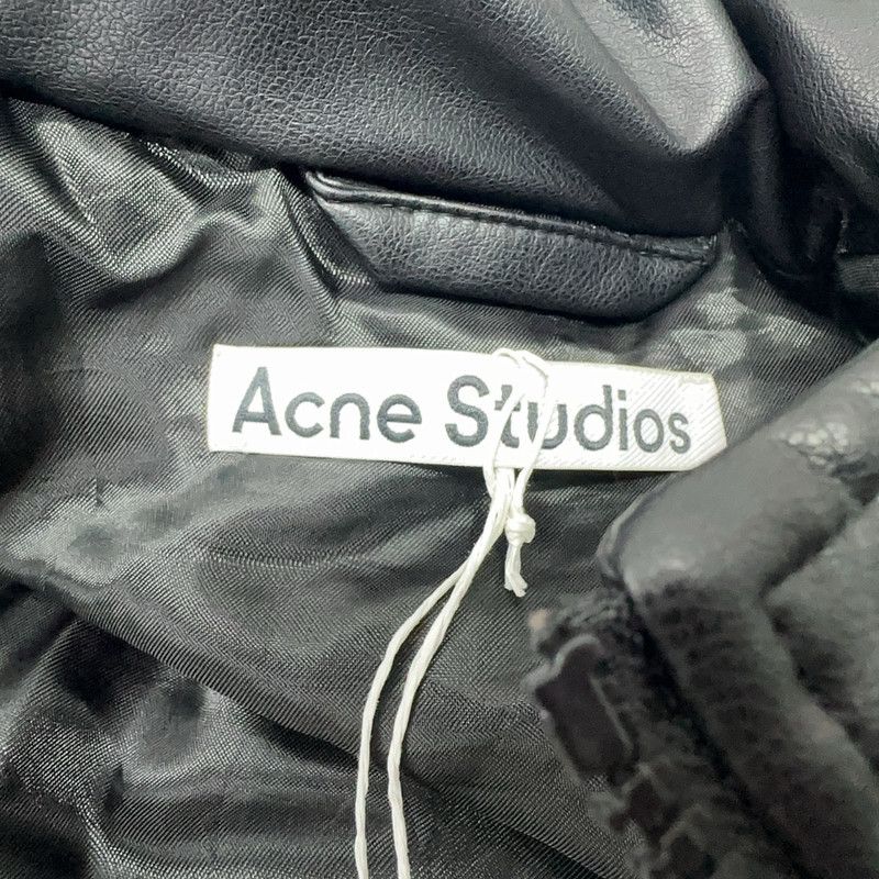 Acne Studios Acne Studios Black Casual High Neck Jacket Size S / US 4 / IT 40 - 1 Thumbnail
