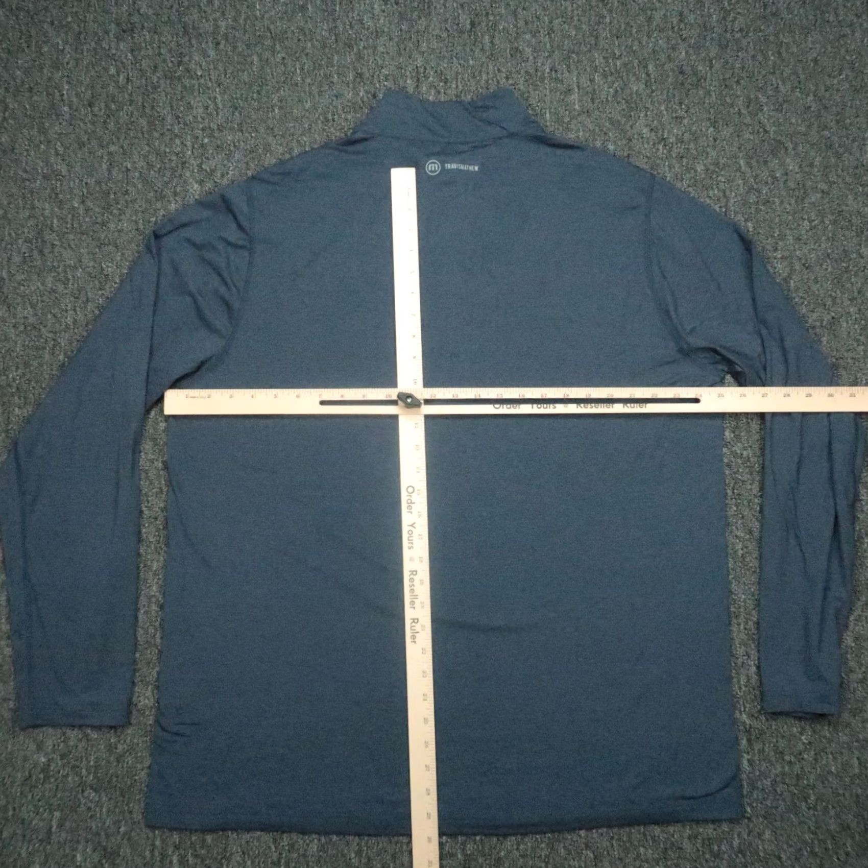 TravisMathew Travis Mathew Pullover Mens 2XL Blue Quarter Zip Striped Stretch 1/4 Zip Lightweight Golf Casual Activewear Size US XXL / EU 58 / 5 - 5 Thumbnail